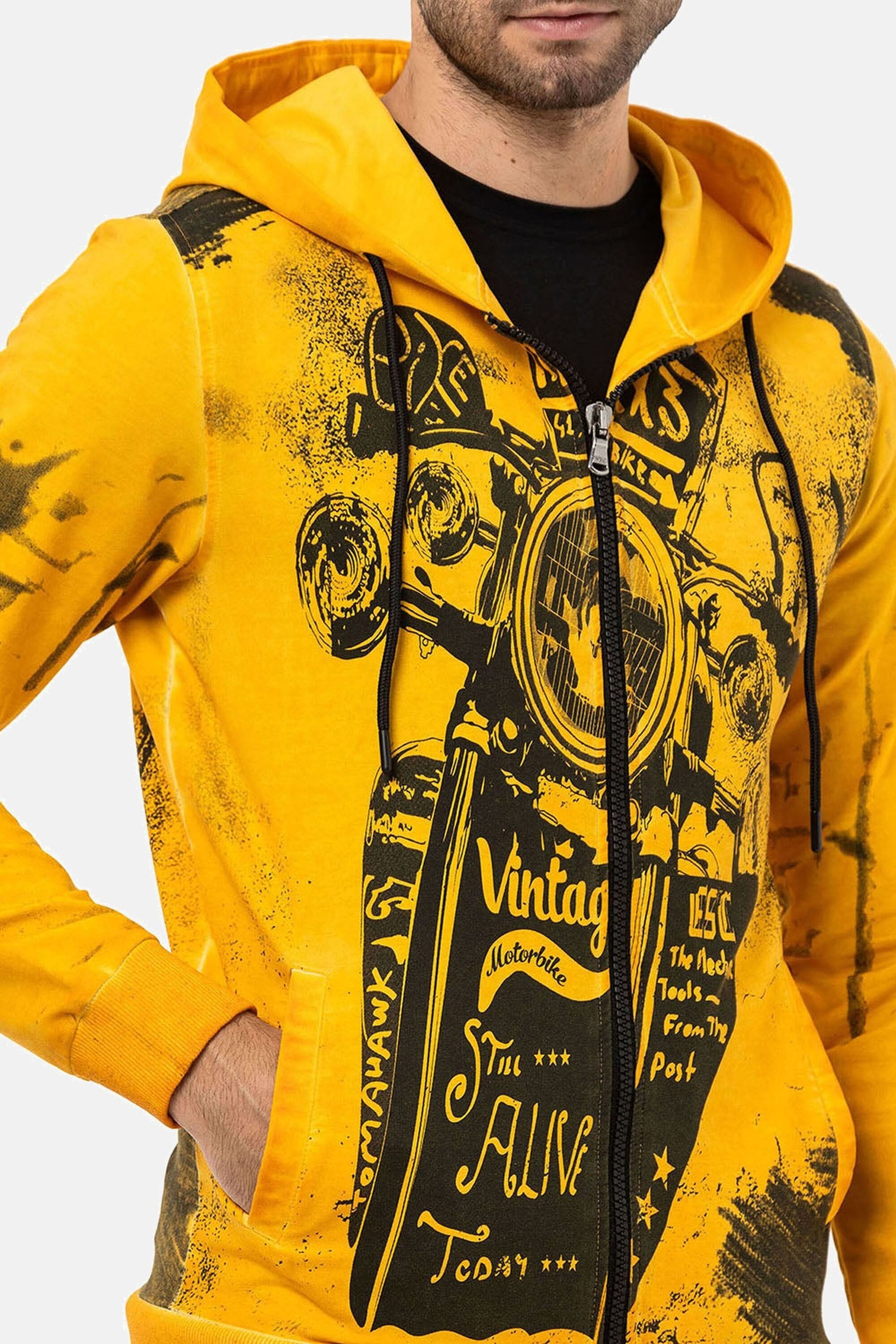 Cipo & Baxx Sweatjacke »Jacken«, mit Print, CL561