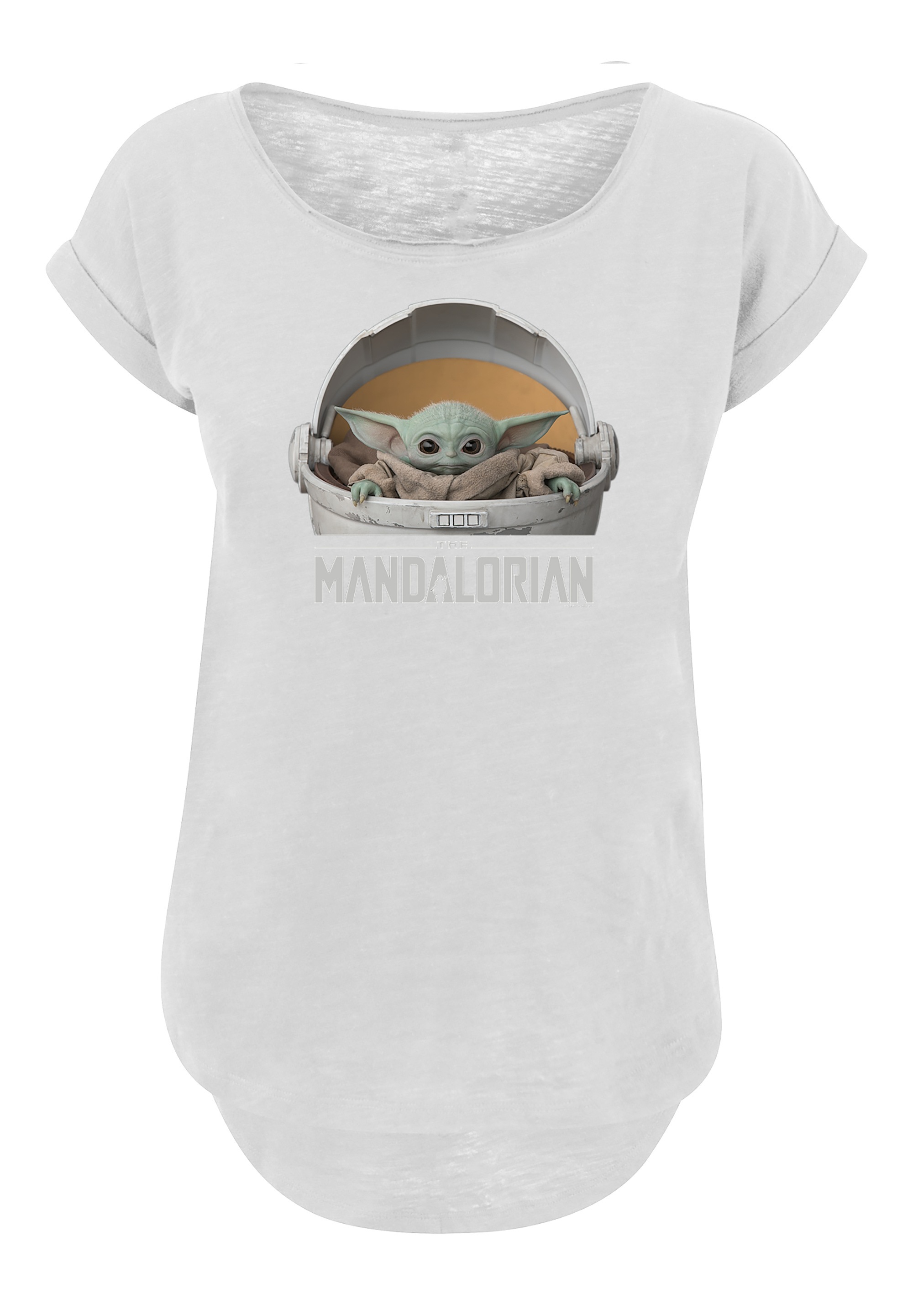 F4NT4STIC T-Shirt »Star Wars The Mandalorian Baby Yoda«, Print