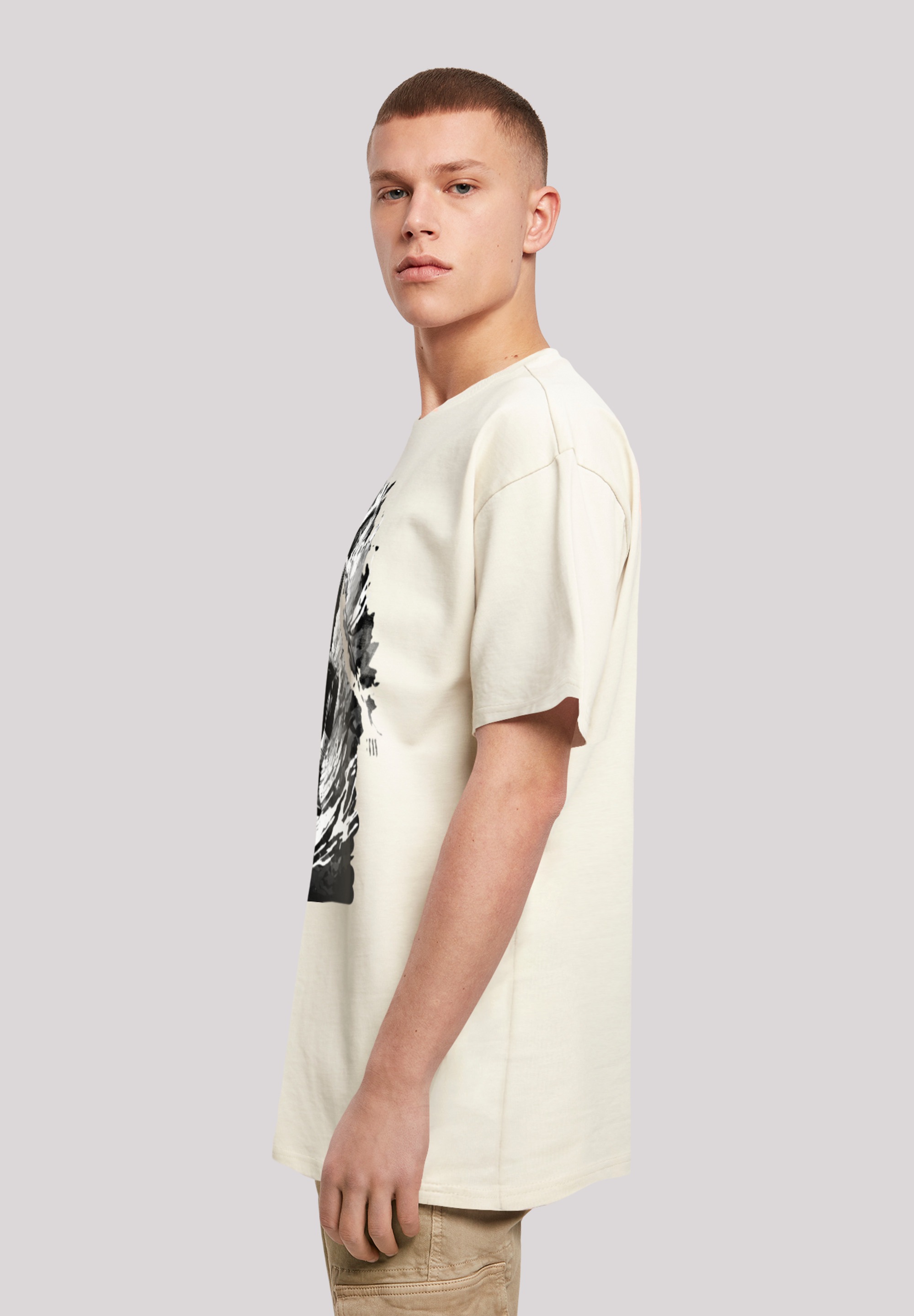 F4NT4STIC T-Shirt »Basketball Splash Sport OVERSIZE TEE«, Print