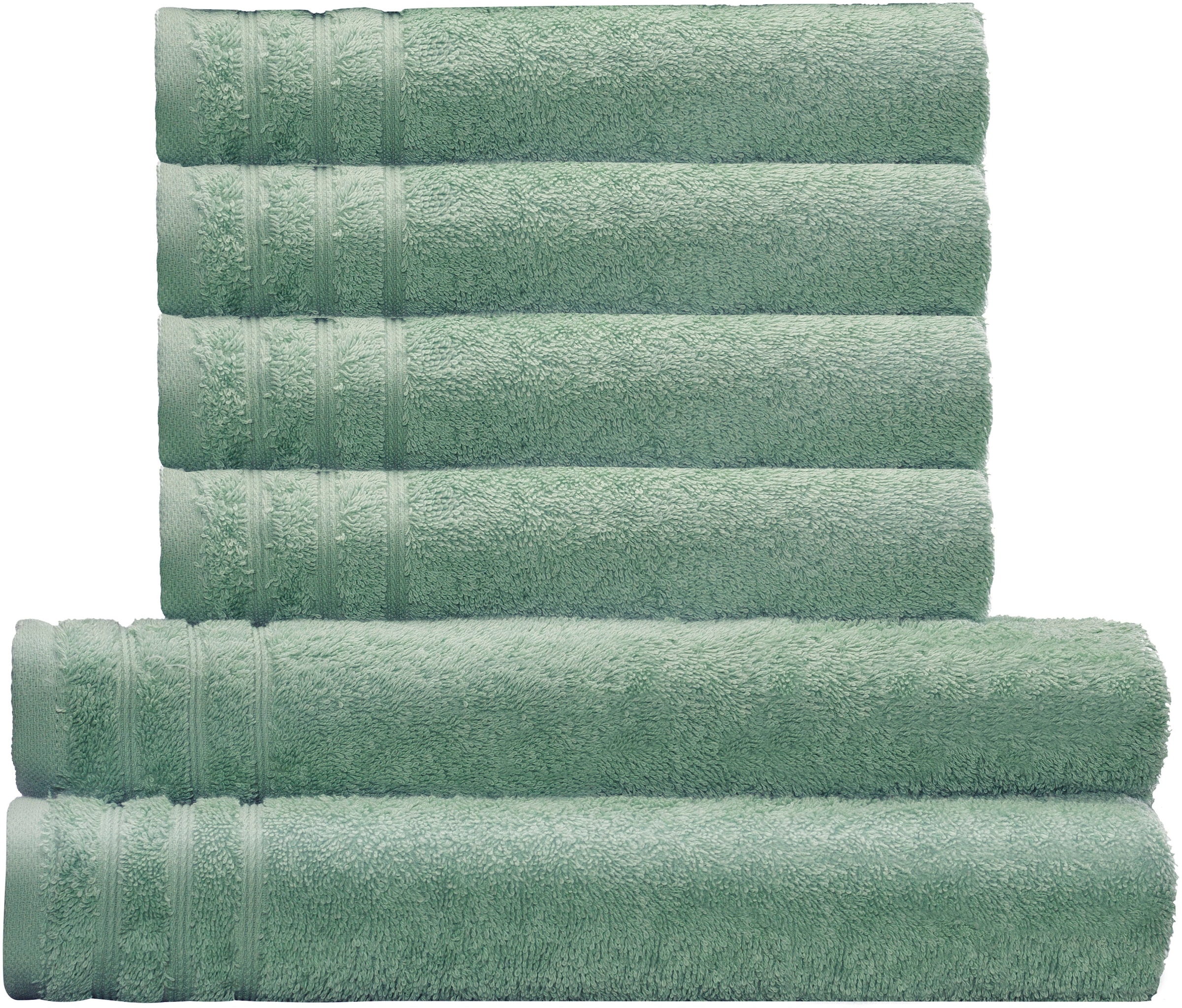 Kleine Wolke Handtuch Set "Royal, 6 Stück (4 Handtücher 50/100 cm + 2 Dusch günstig online kaufen