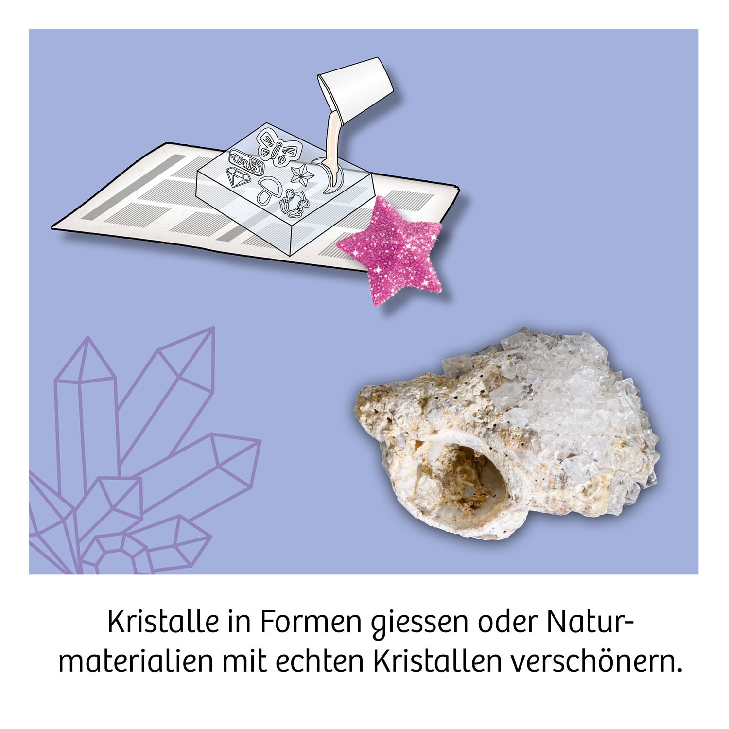 Kosmos Experimentierkasten »Fun Science Kristall-Wunder« Made in Germany