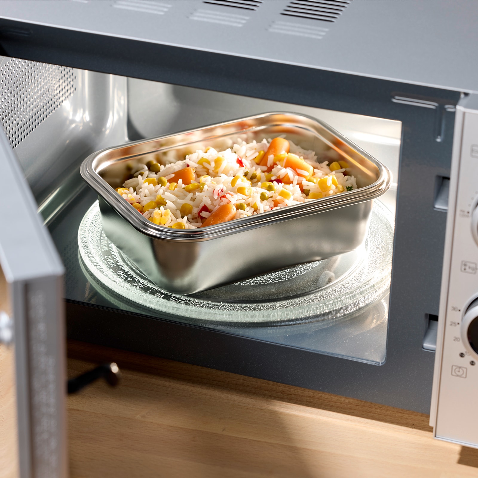 WESTMARK Lunchbox »Edelstahl Lunch Box/ Frischhaltedose, 1000 ml«, (1 tlg.), auslaufsichere Brotdose – mikrowellen- & ofenfest