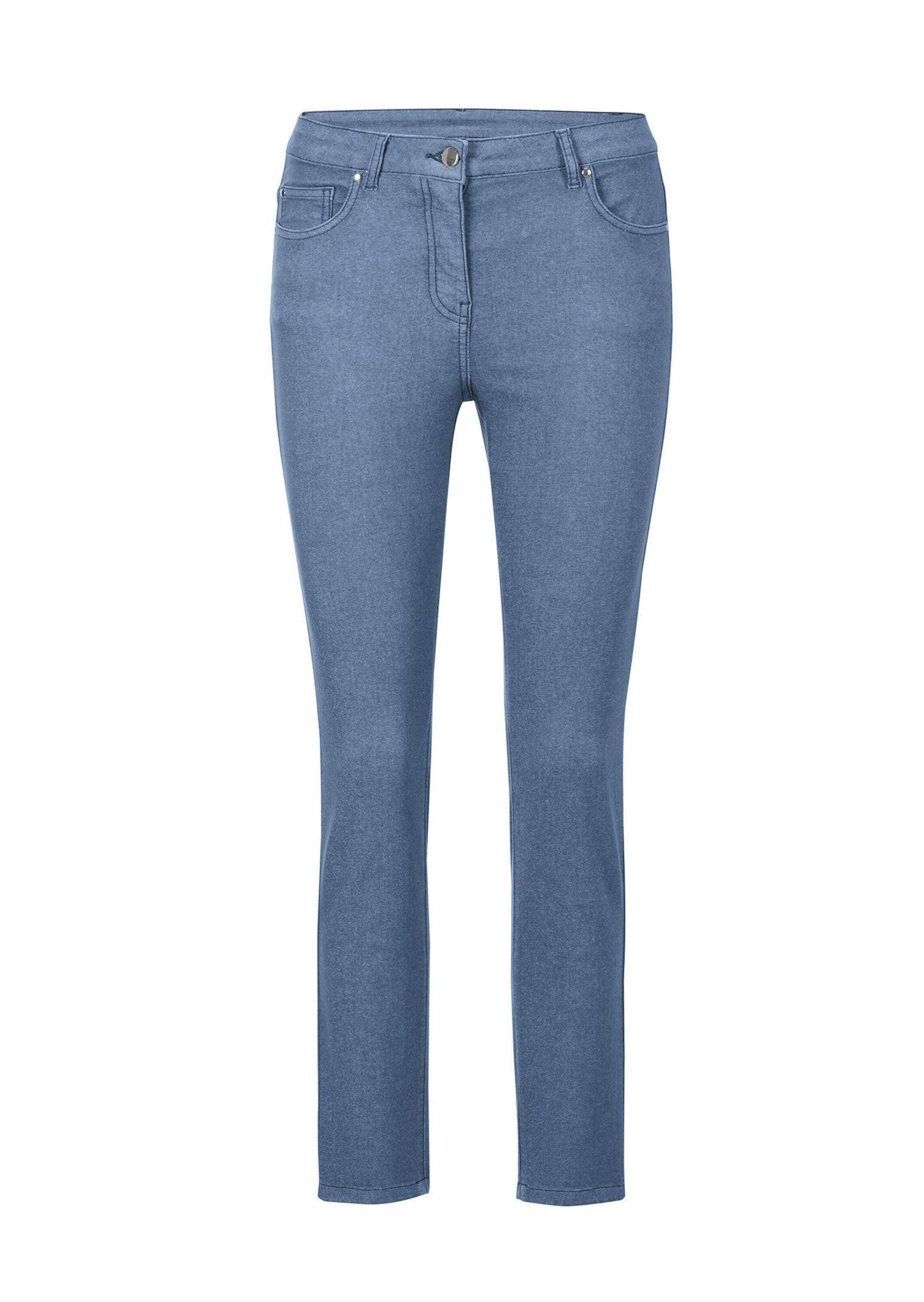 GOLDNER 7/8-Hose "Kurzgröße Schmale Stretchhose BELLA" Ohne