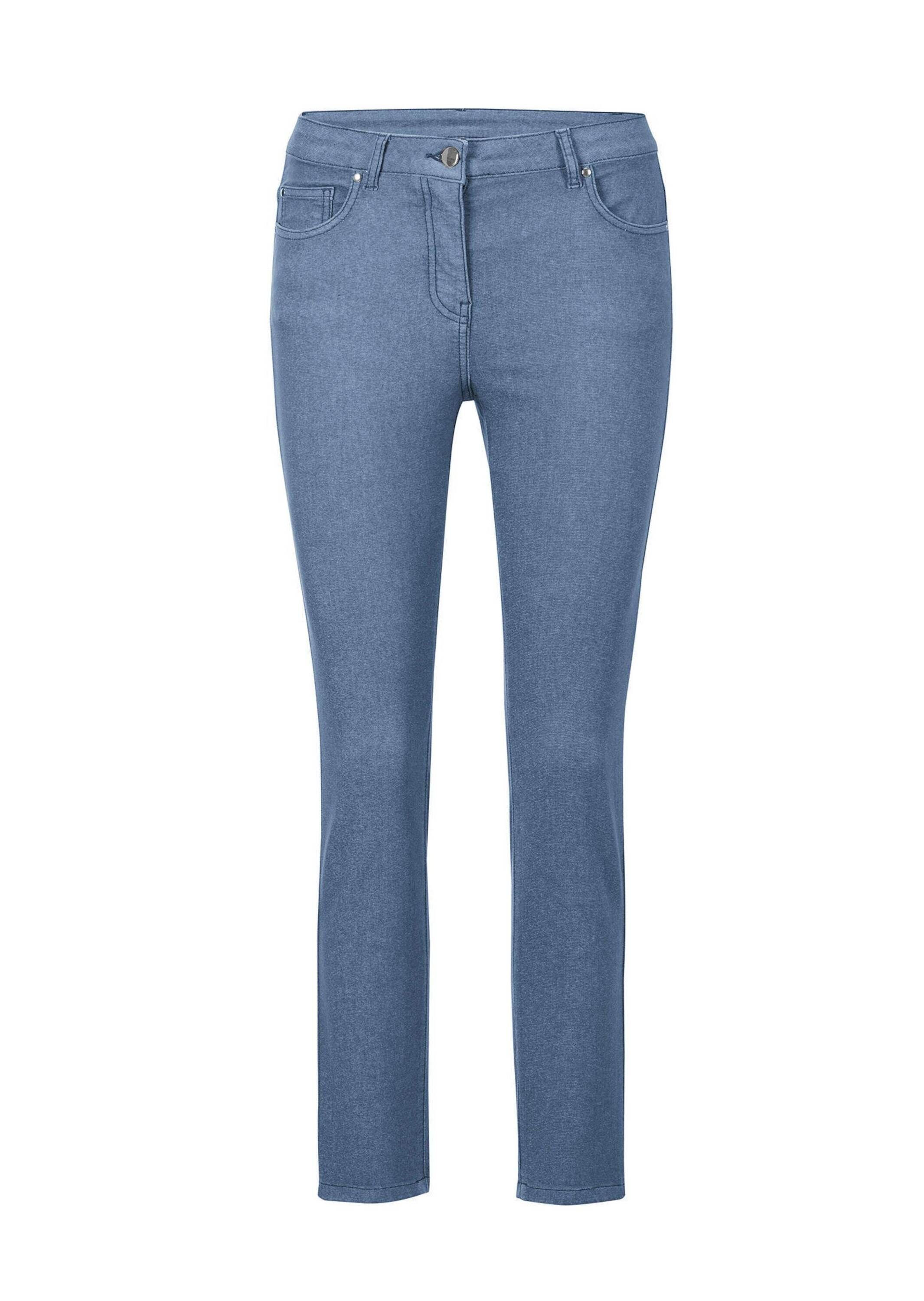 GOLDNER 7/8-Hose "Schmale Stretchhose BELLA" Ohne