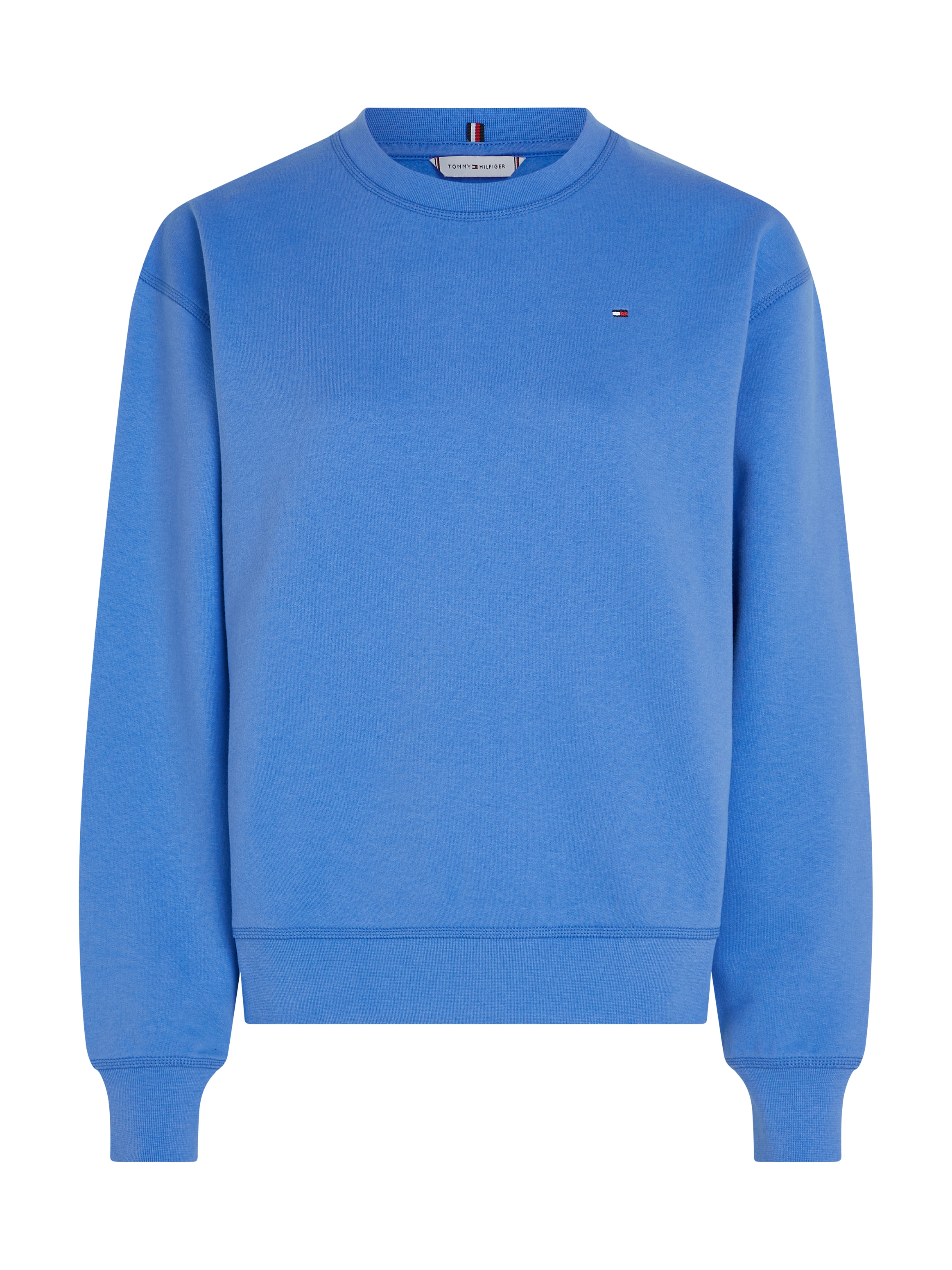 Tommy Hilfiger Sweatshirt »REG FLAG ON CHEST SWTSHRT«, mit Logo-Stickerei