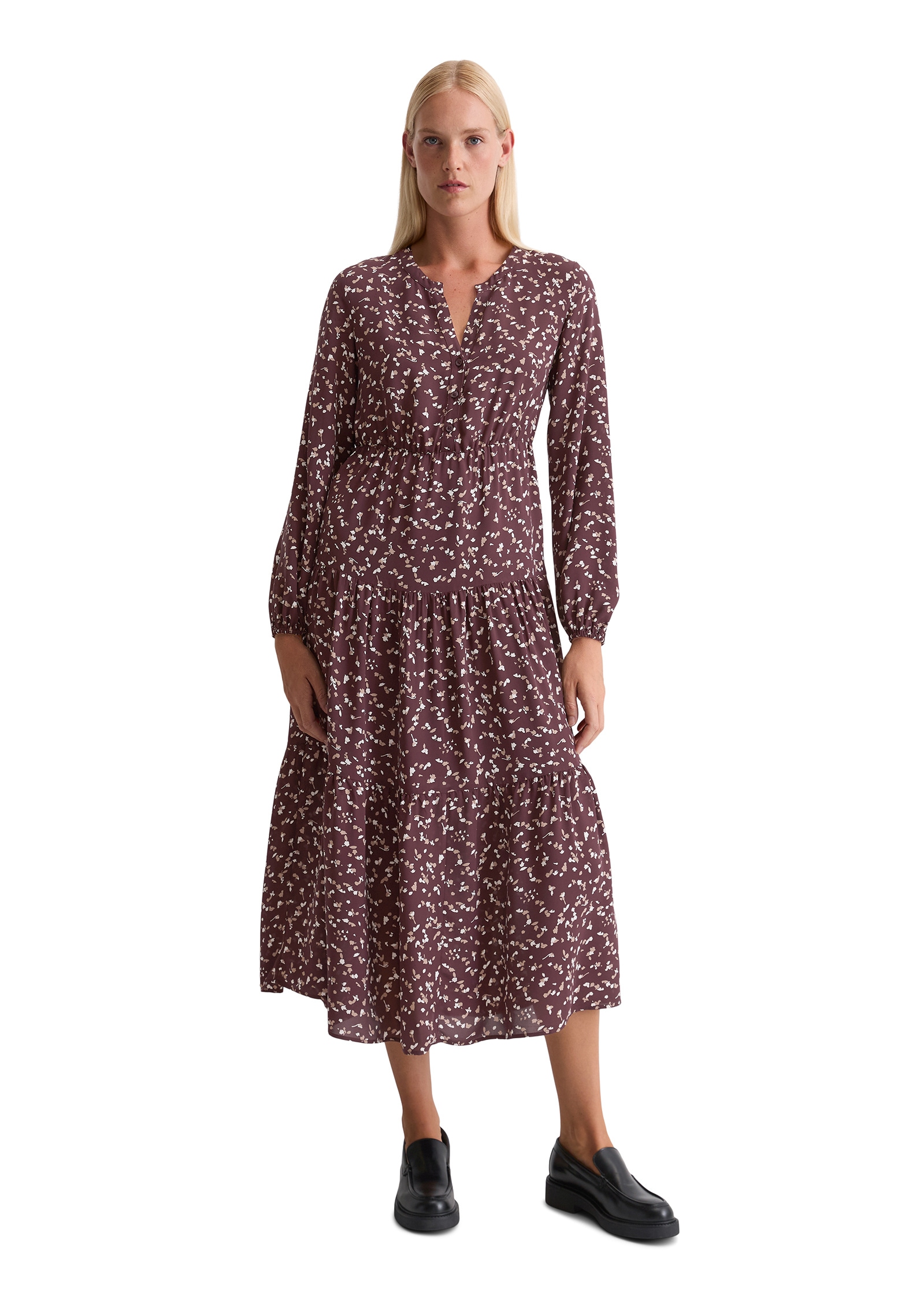 Marc O'Polo Druckkleid »aus Cupro-Viskose-Mix«