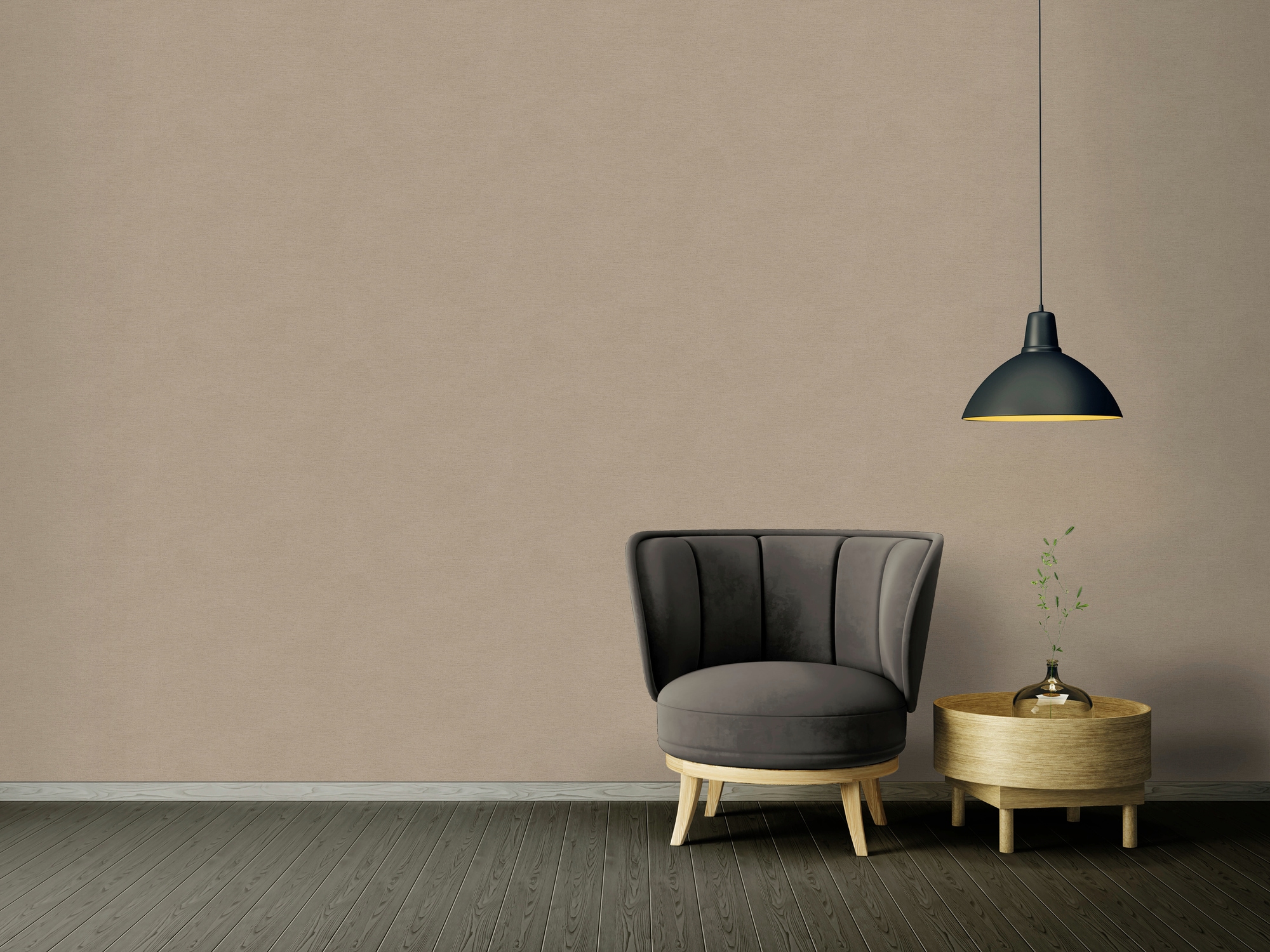 A.S. Création Vliestapete »Ethnic Origin Uni«, uni-einfarbig-unifarben, Tapete einfarbig Tapeten Wohnzimmer Schlafzimmer Küche modern Design