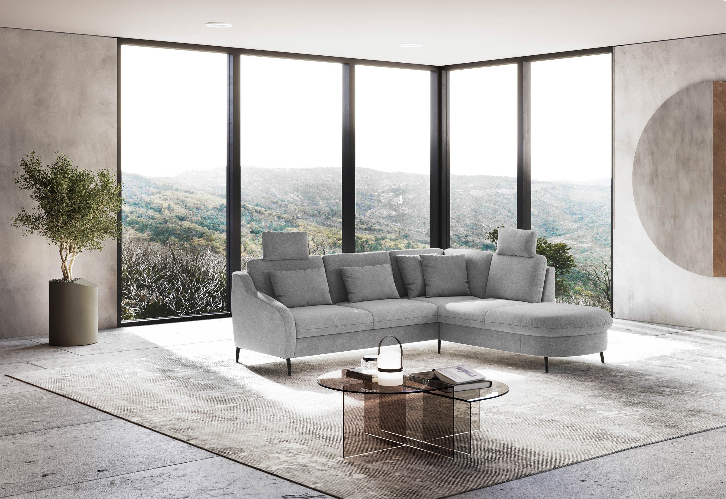 sit&more Ecksofa "Soul L-Form" wahlweise mit Bettfunktion und Bettkasten od günstig online kaufen