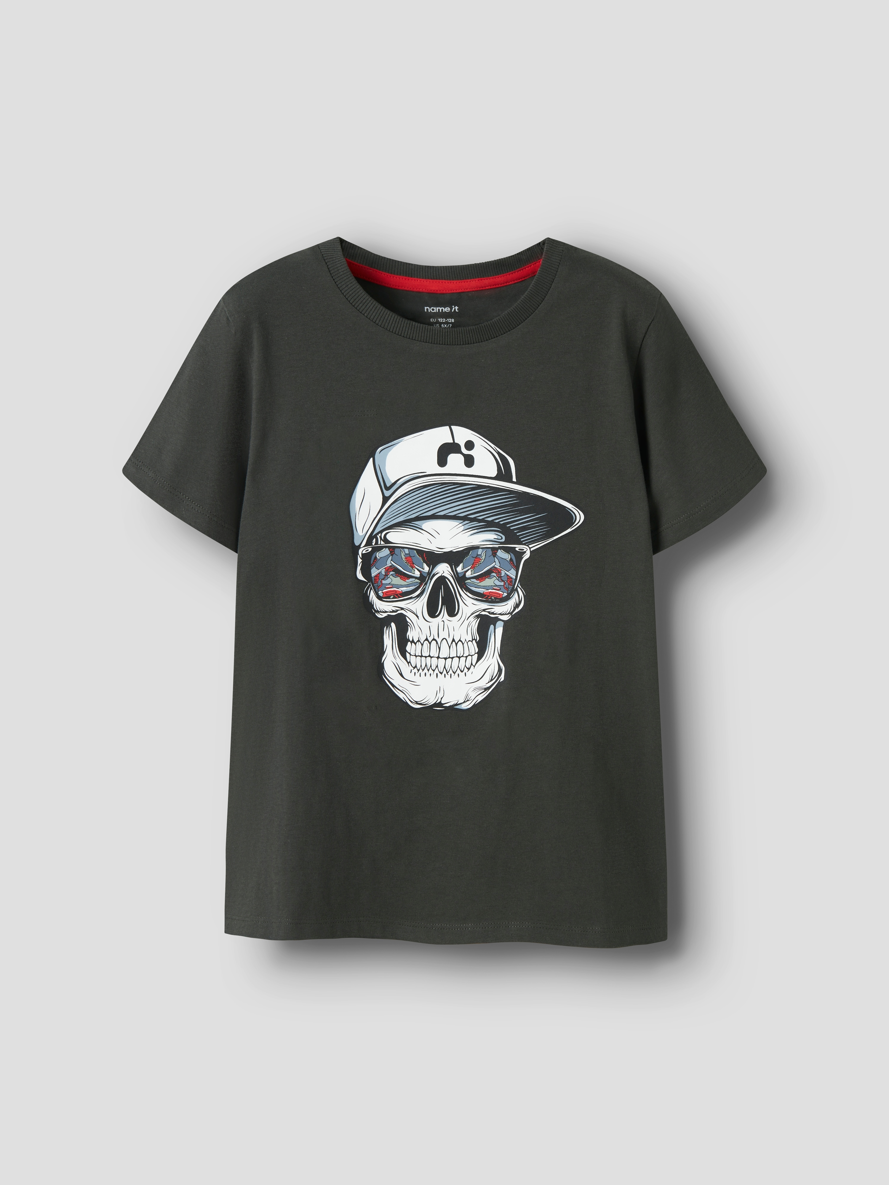 Name It T-Shirt "Nkmlorne – Shirt Mit Stylischem Print Und Baumwolle" Baumwolle, Regular Fit