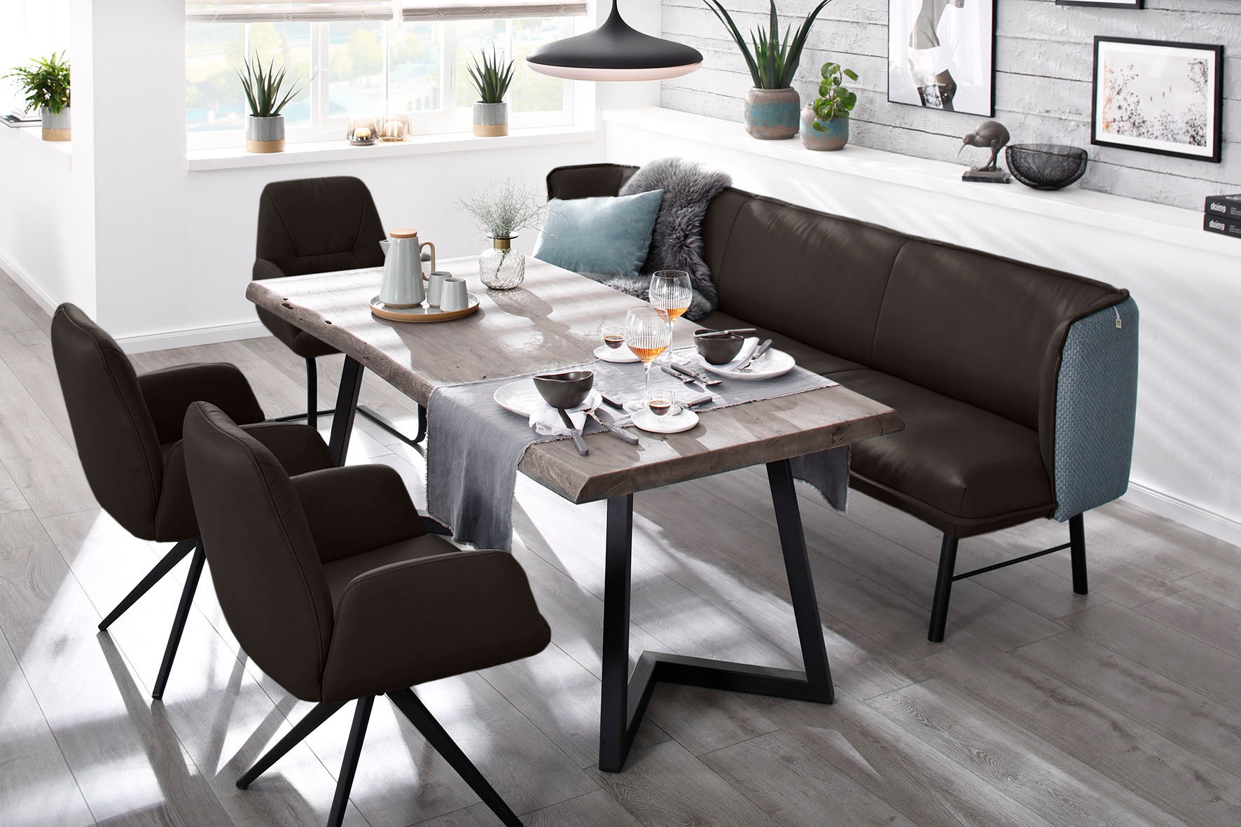 W.SCHILLIG Freischwinger »ole«, Longlife Xtra-Leder Z59, Gestell in Schwarz pulverbeschichtet