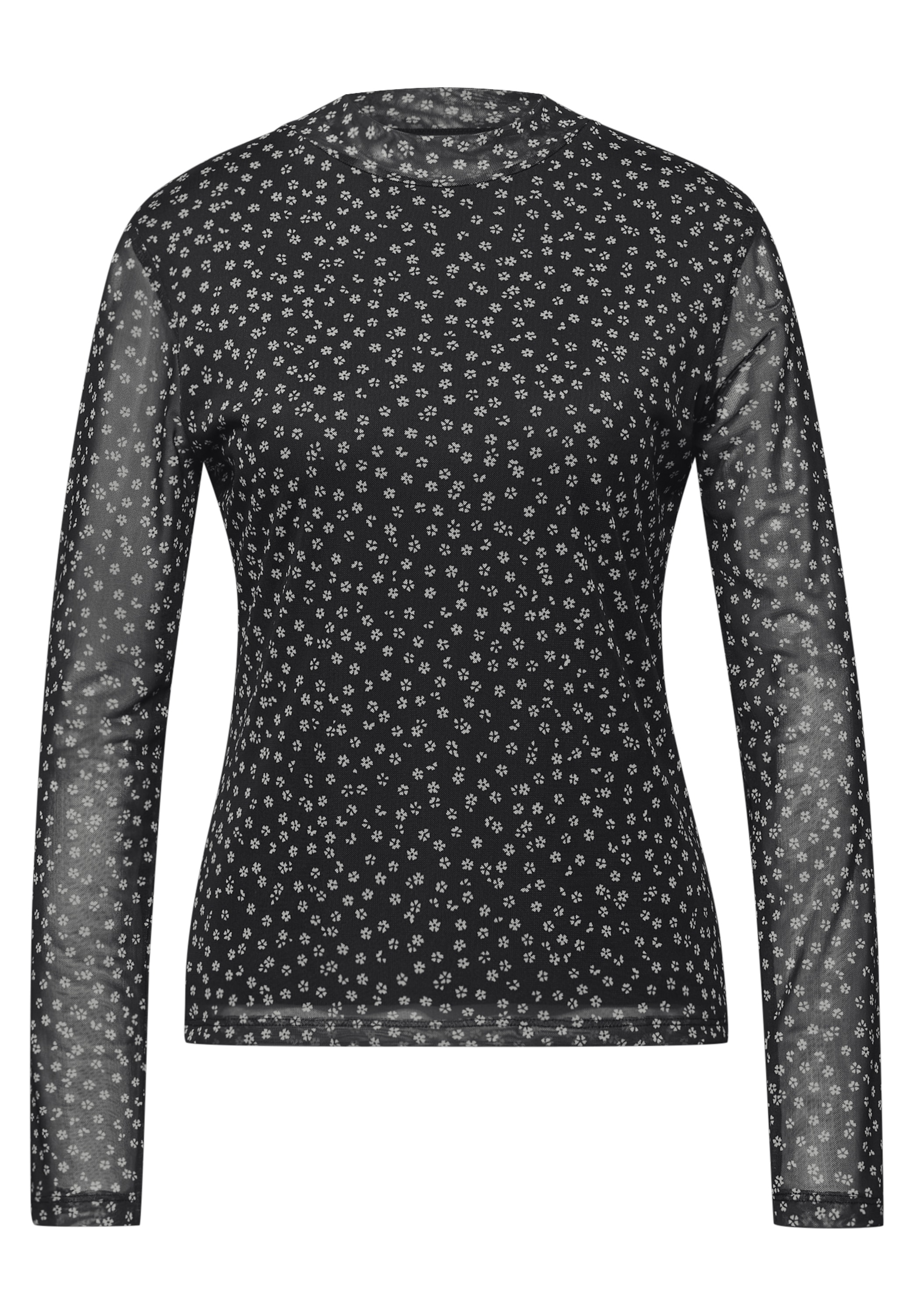 STREET ONE STUDIO Stehkragenshirt mit grafischem Muster