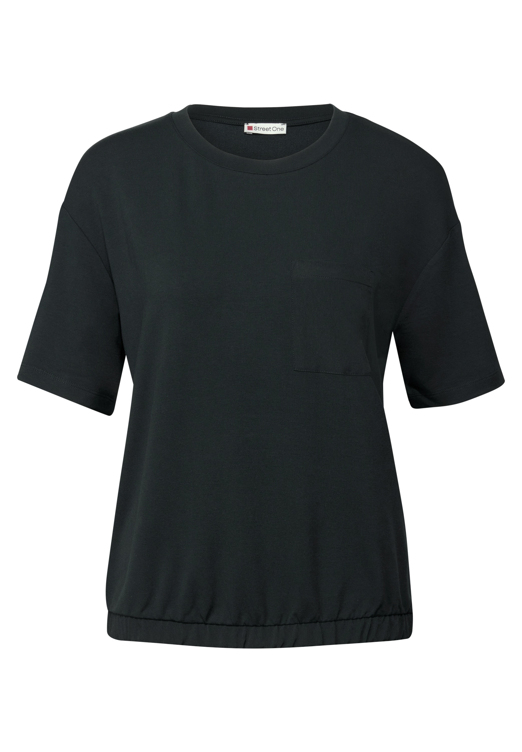 STREET ONE T-Shirt, aus elastischem Materialmix günstig online kaufen