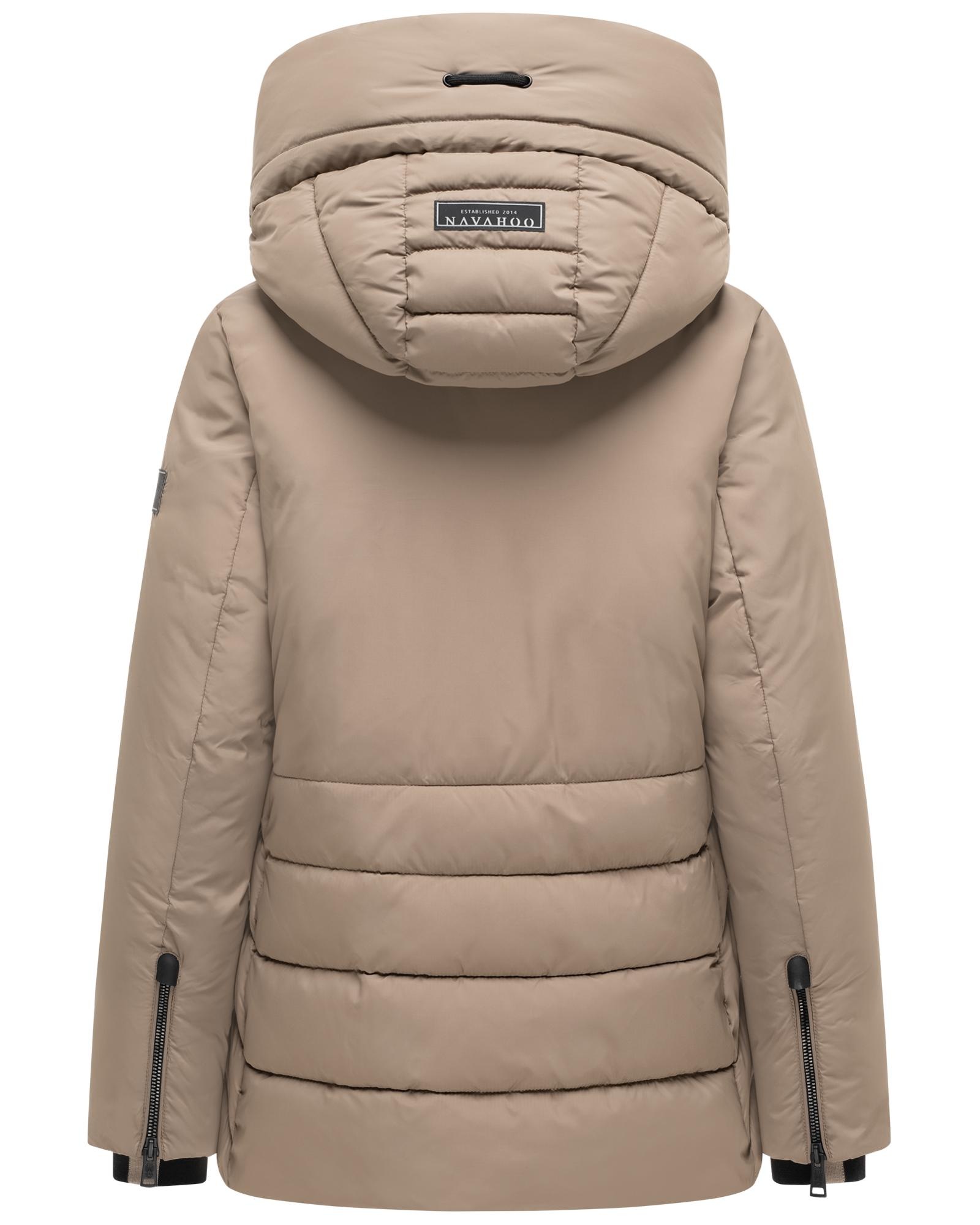 Navahoo Outdoorjacke »Waldengel XIV« mit Kapuze Damen Winter Steppjacke mit Kapuze und Kordelzug