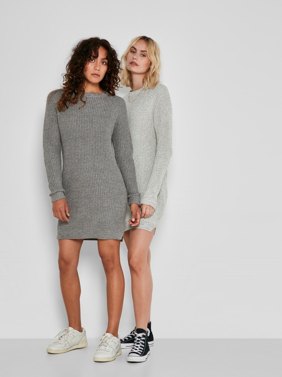 Noisy may Strickkleid »NMSIESTA L/S O-NECK KNIT DRESS NOOS«