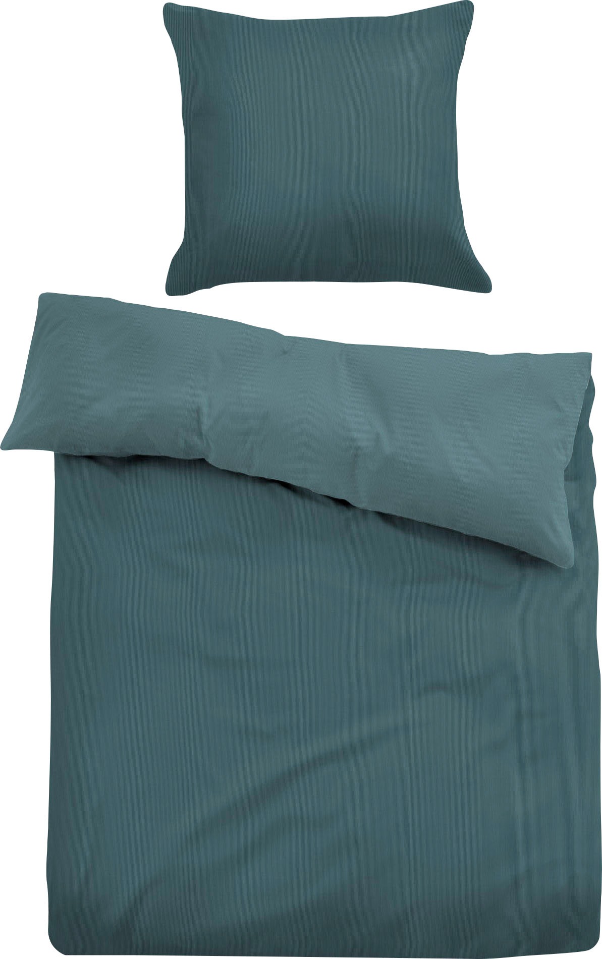 TOM TAILOR Wendebettwäsche »Lisa«, zarte Streifen in Uni-Optik, feiner Glanz, aus 100% Baumwolle, in Mako Satin Qualität, Bett- und Kopfkissenbezug mit Reißverschluss, pflegeleicht, easy care Ausrüstung, STANDARD 100 by OEKO-TEX® zertifiziert