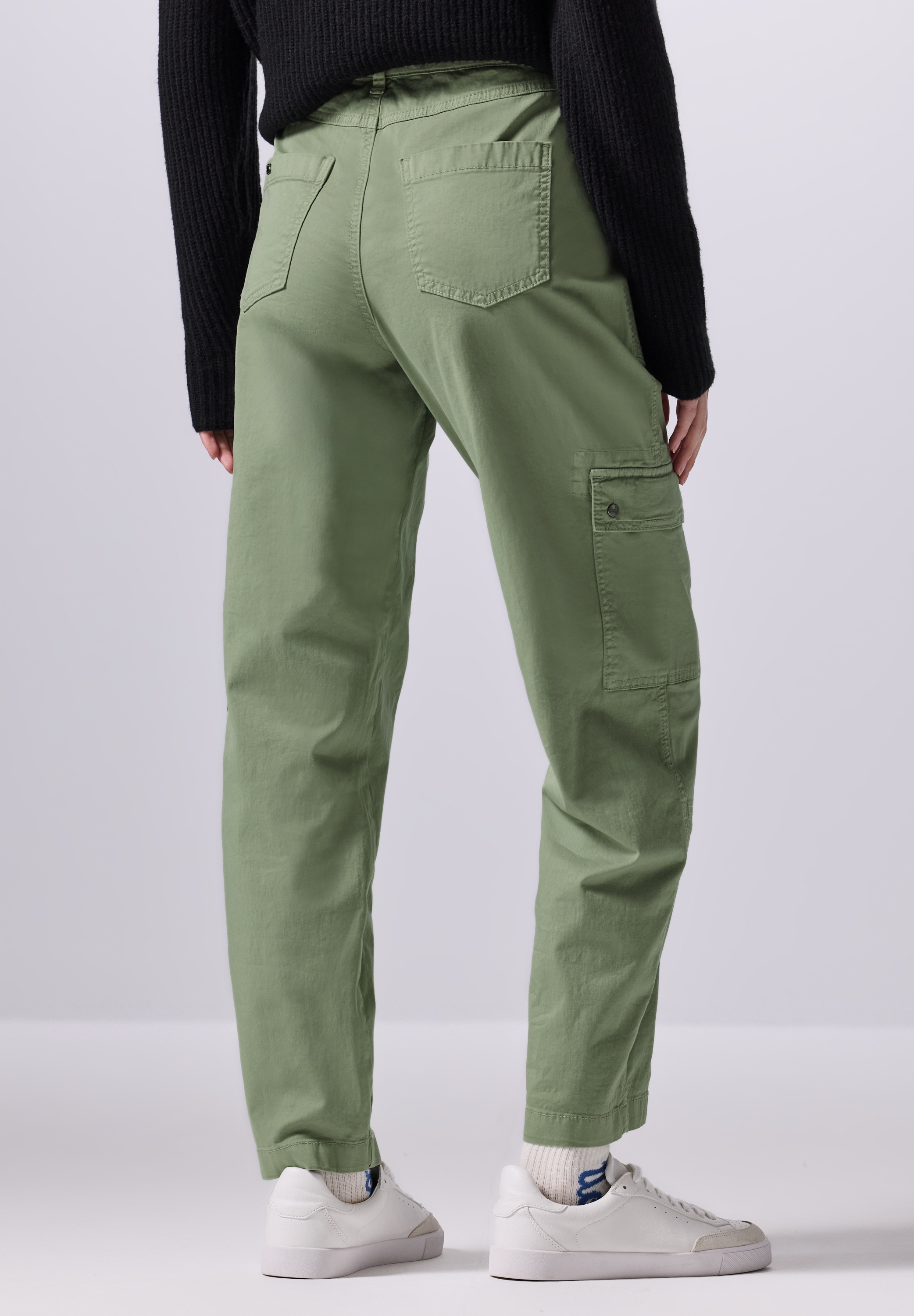 STREET ONE STUDIO Stoffhose, aus Baumwolle mit Stretchanteil