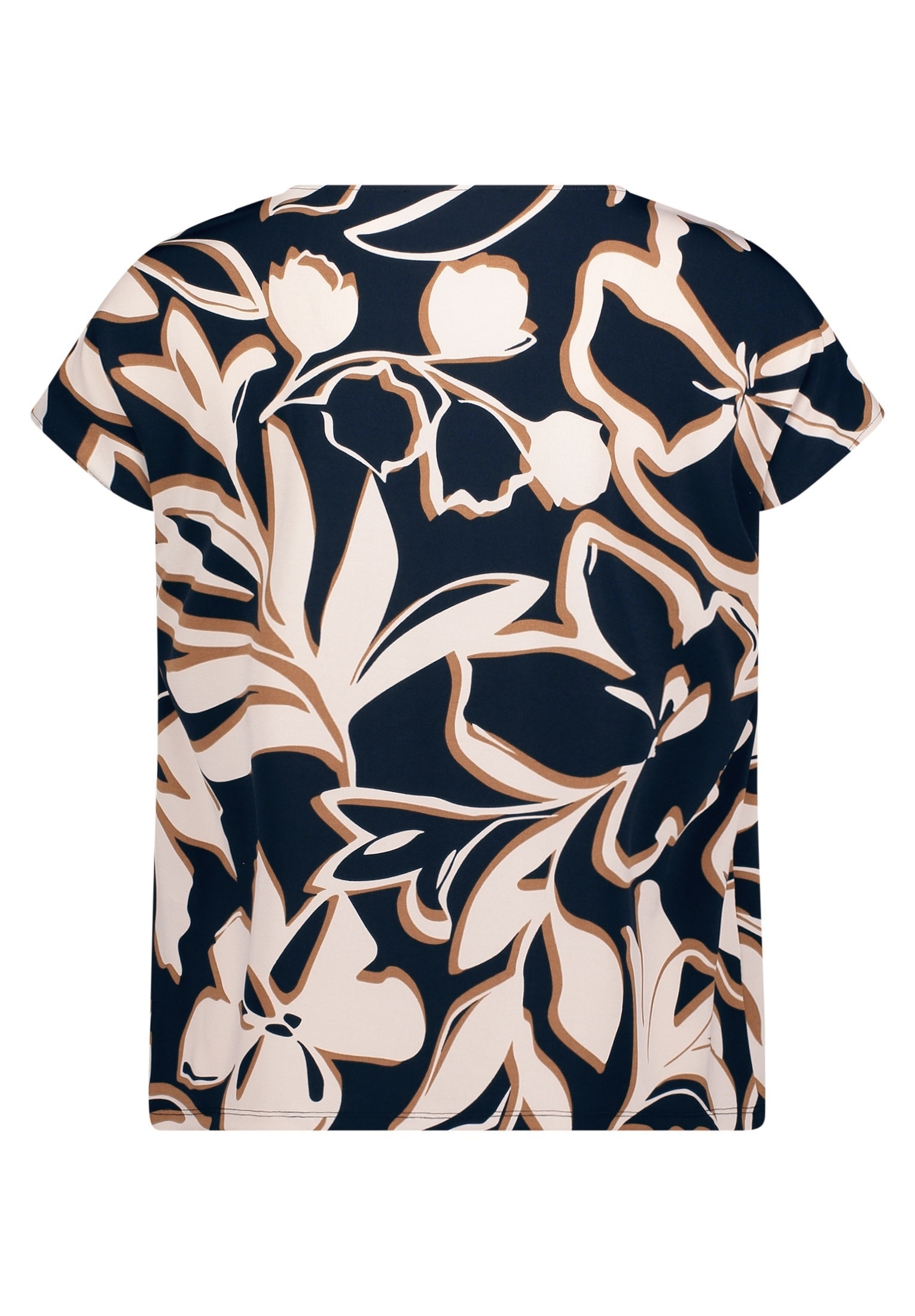 Betty Barclay Kurzarmshirt »Damen mit Wasserfallausschnitt« 1