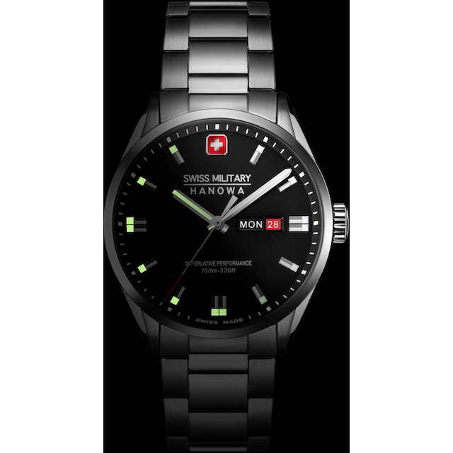 kaufen | Swiss BAUR Schweizer Uhr Military ▷ »ROADRUNNER SMWGH0001601« Hanowa MAXED,