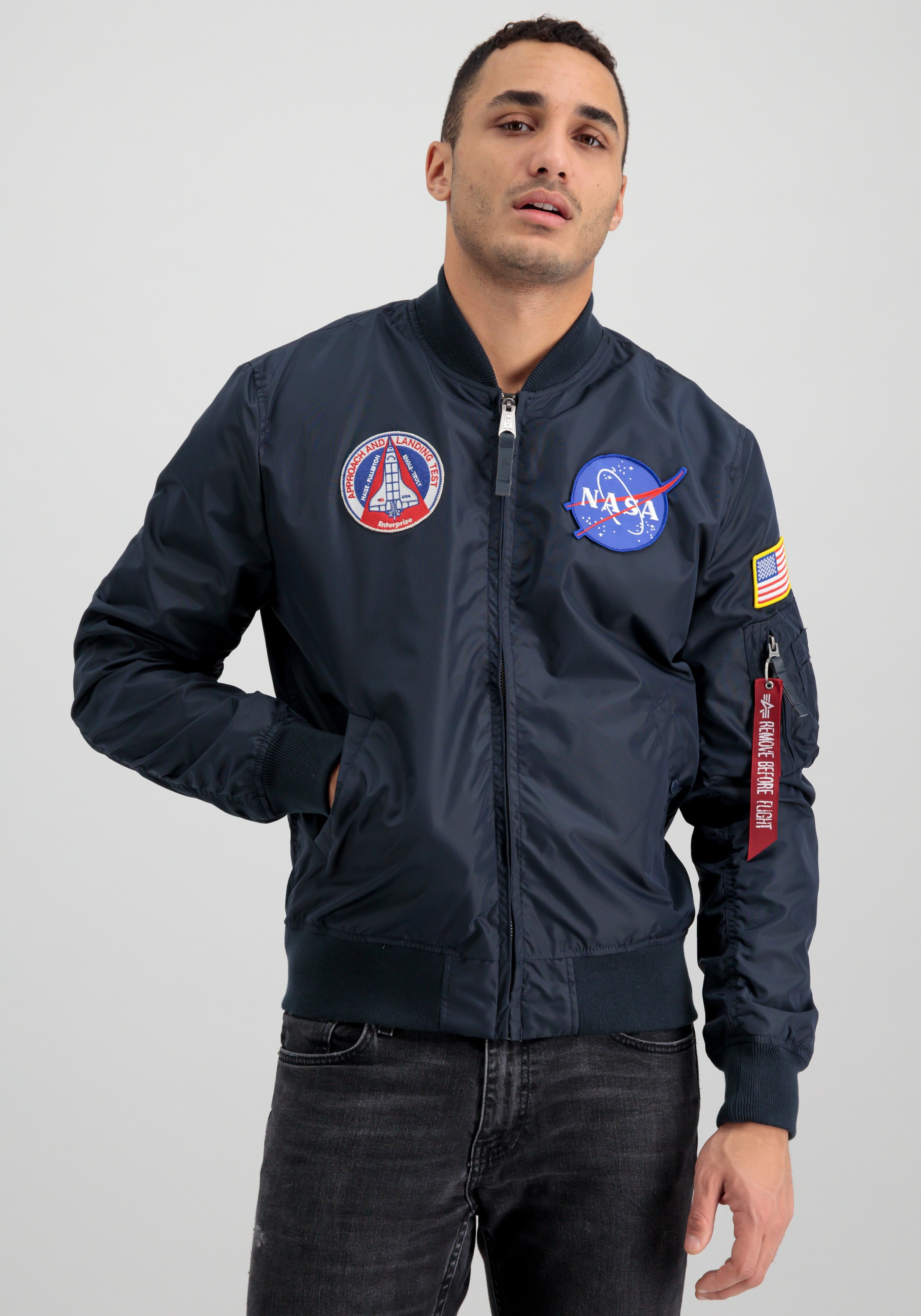 Alpha Industries Bomberjacke »ALPHA INDUSTRIES Men - Bomber Jackets MA-1 TT NASA Reversible II«