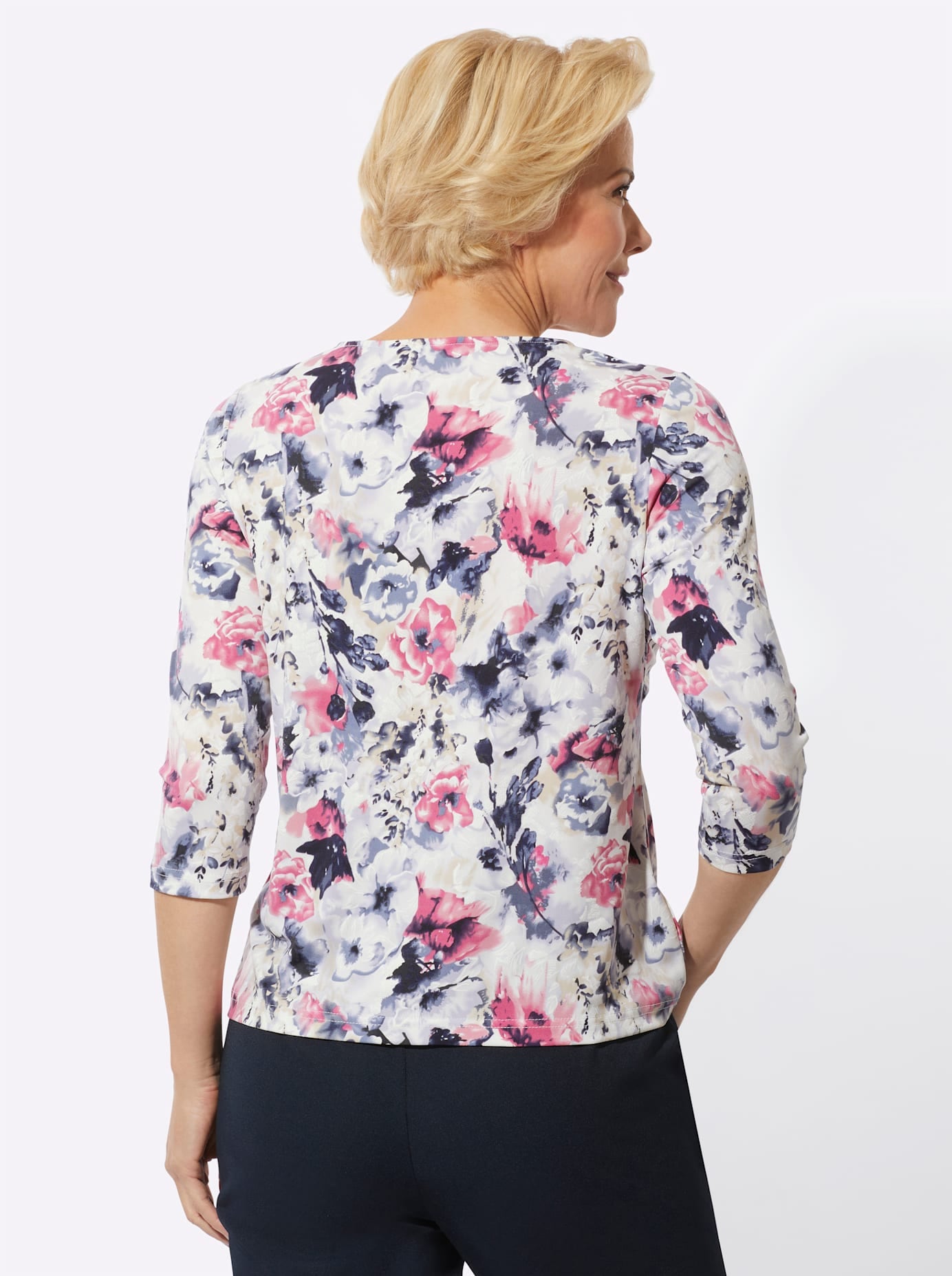 Classic 3/4-Arm-Shirt »Rundhals-Shirt«, (1 tlg.)