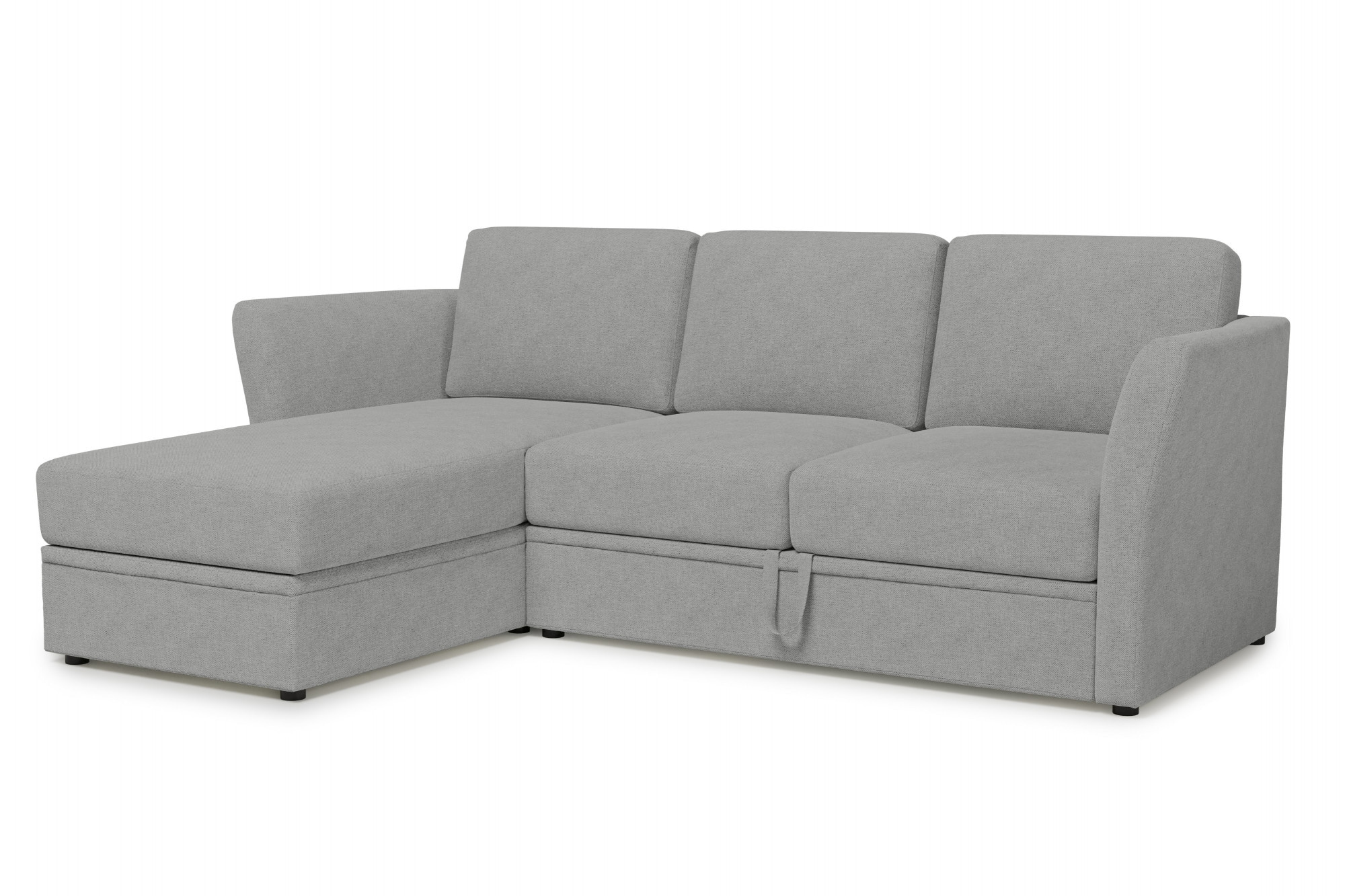 Home affaire Ecksofa »Lavars, L-Form, Schlafsofa«, mit Bettfunktion und Stauraum, in zwei verschiedenen Bezugsqualitäten