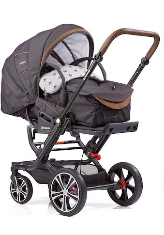 Kombi-Kinderwagen »F6 Air+ mit Tragetasche C1 Lift, Anthrazit/Stern grau meliert«