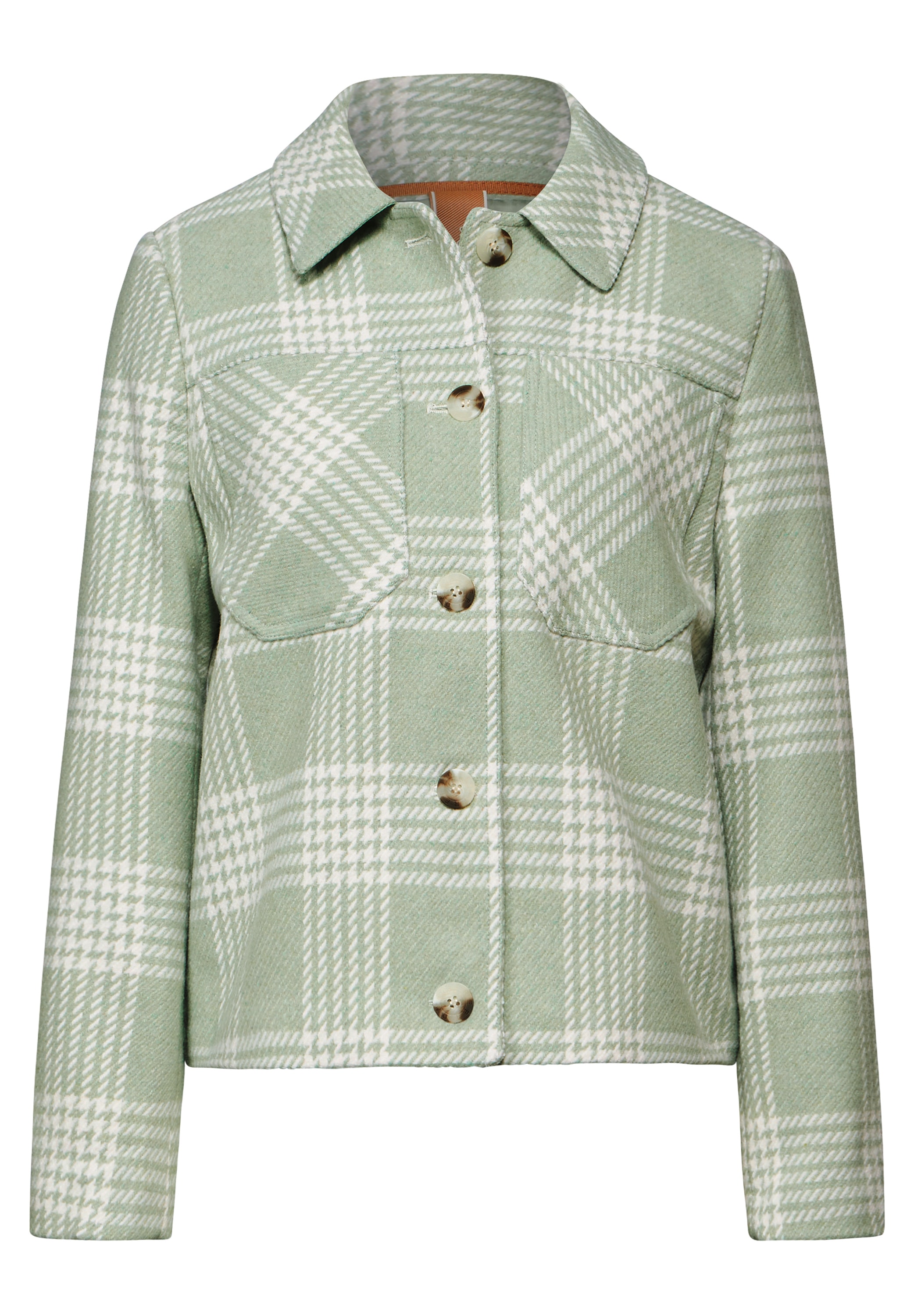 STREET ONE Jackenblazer, mit Karo Muster