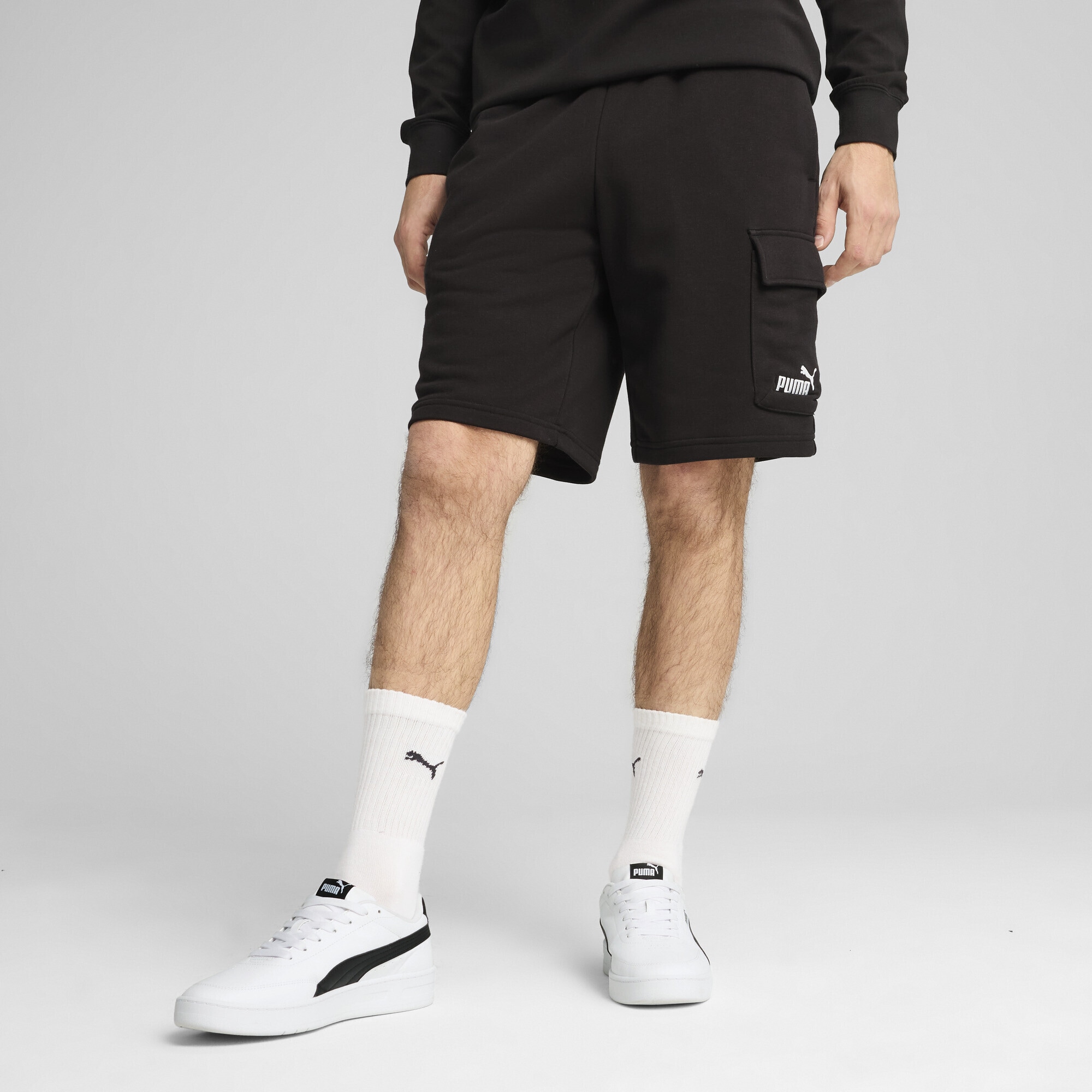 PUMA Sporthose »Essentials No. 1 Logo 10" Cargoshorts Herren«