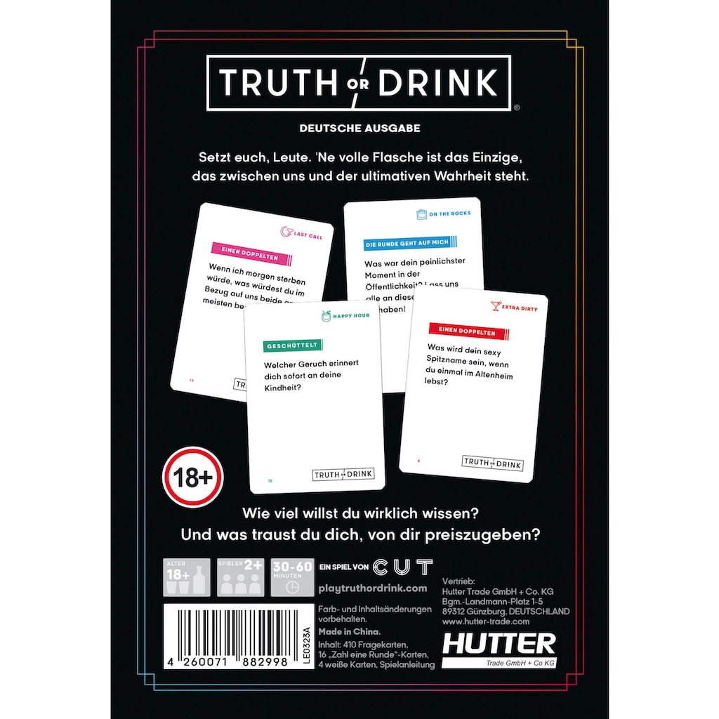 Huch! Spiel »Truth or Drink«