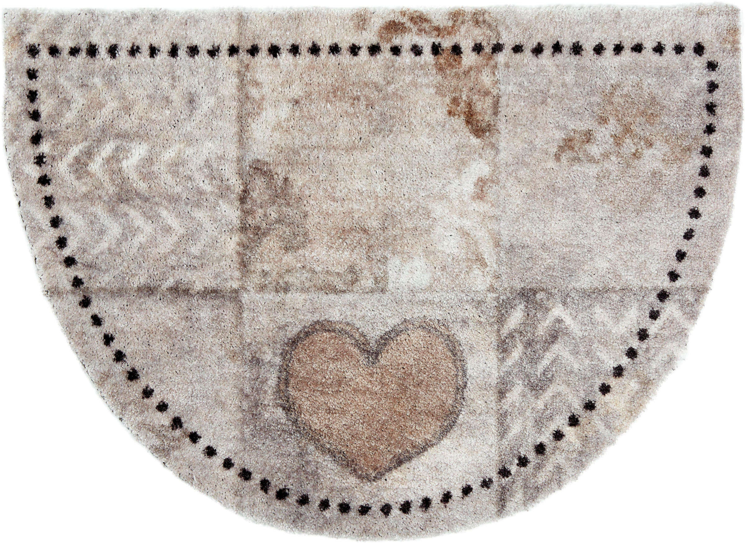 ASTRA Fußmatte "Pure&Soft 017" halbrund 7 mm Höhe Sauberlaufmatte, weiche O günstig online kaufen