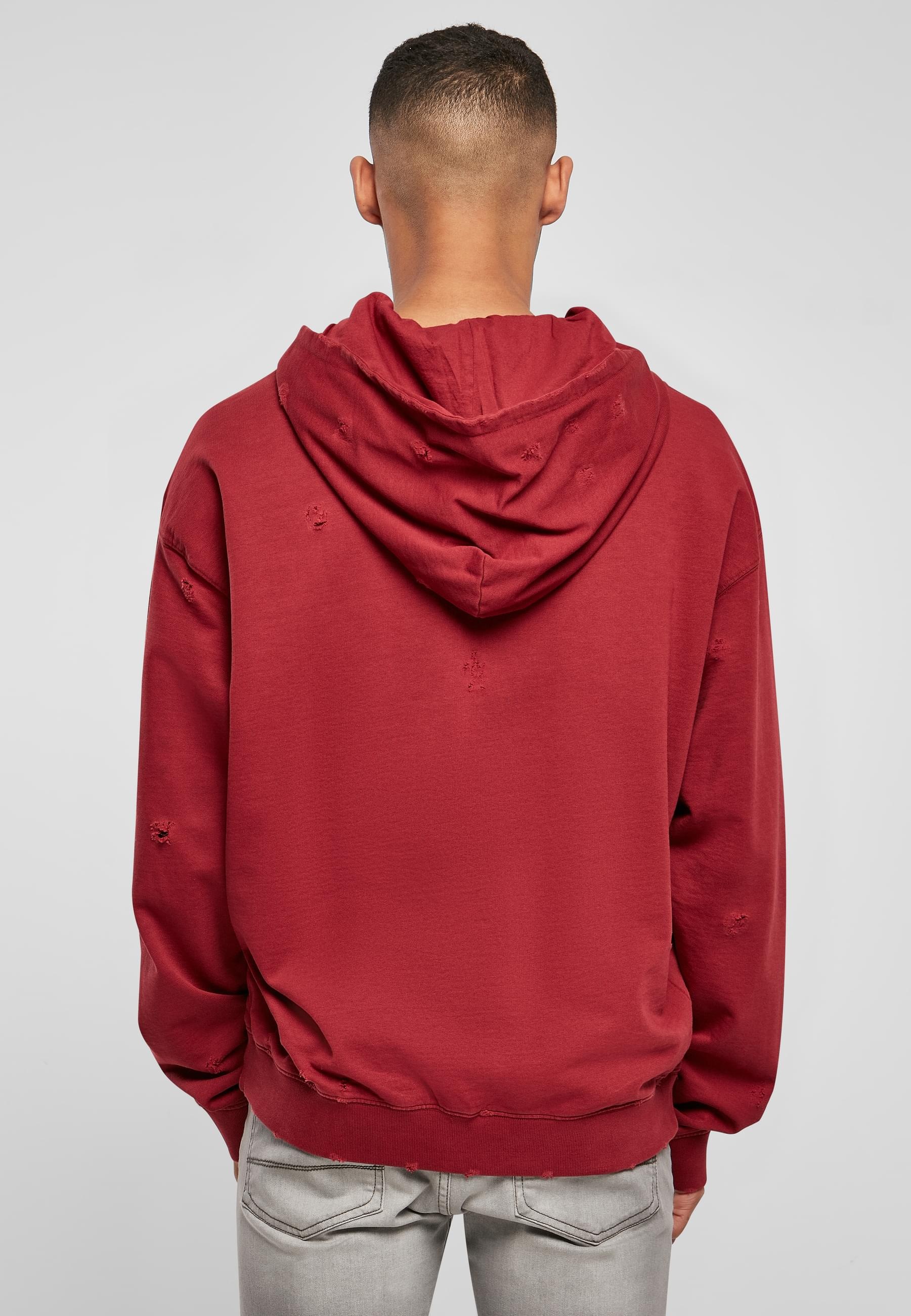 URBAN CLASSICS Kapuzensweatshirt »Urban Classics Herren Distressed Hoody«, (1 tlg.)