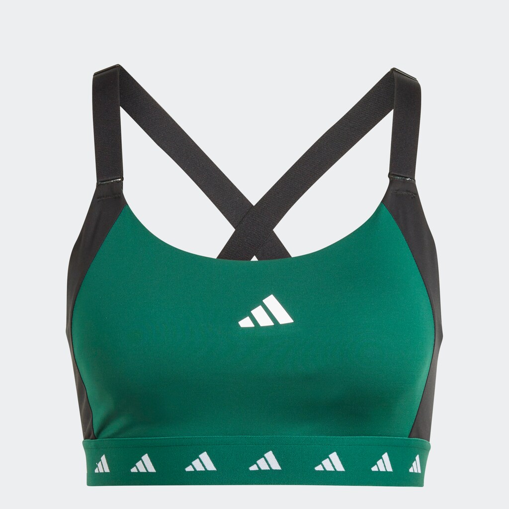 adidas Performance Sport-BH »POWERIMPACT TRAINING MEDIUM-SUPPORT TECHFIT COLOURBLOCK«, (1 tlg.)