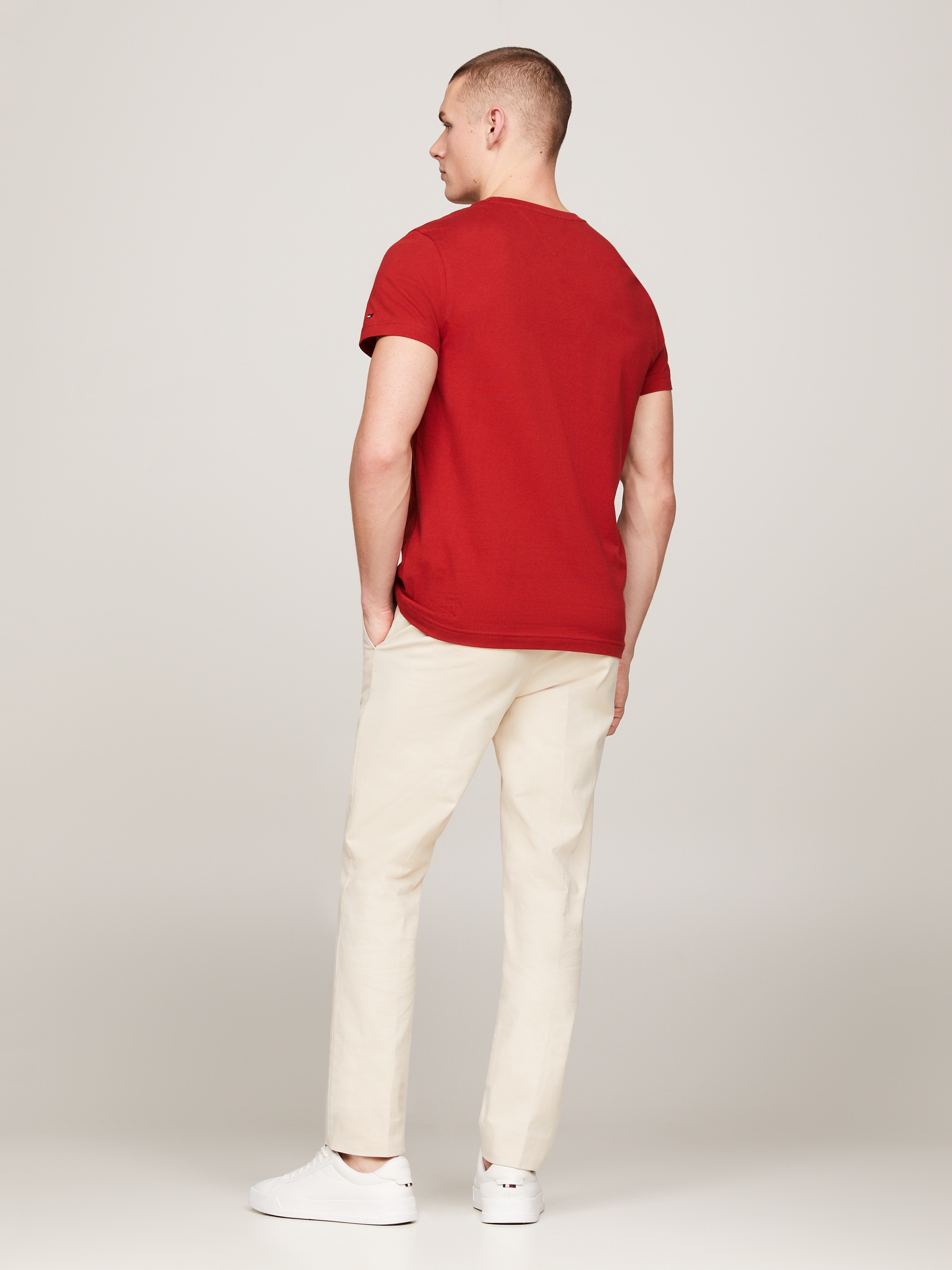 Tommy Hilfiger T-Shirt »TOMMY LOGO TEE«, aus reiner, nachhaltiger Baumwolle