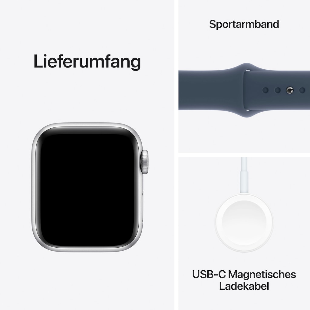 Apple Smartwatch »Watch SE GPS 40 mm Aluminium + Cellular S/M«, (Watch OS 10)