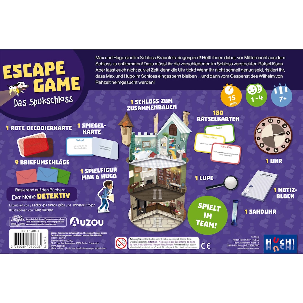 AUZOU Spiel »Escape Game - Das Spukschloss«