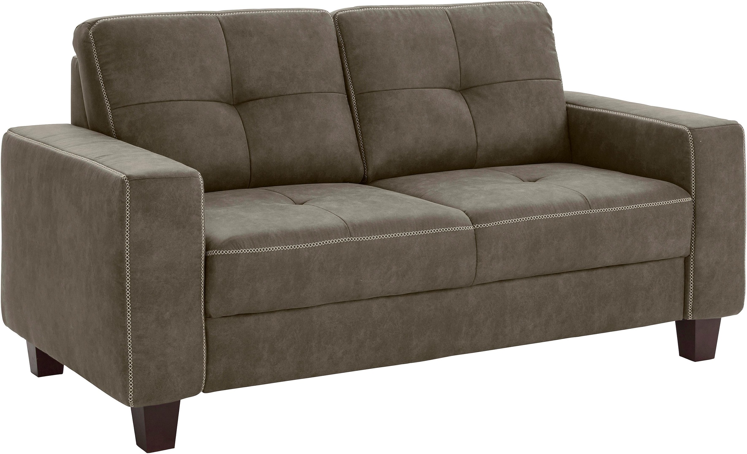 PLACES OF STYLE 2,5-Sitzer "Varese" mit Kreuznaht und Federkern günstig online kaufen