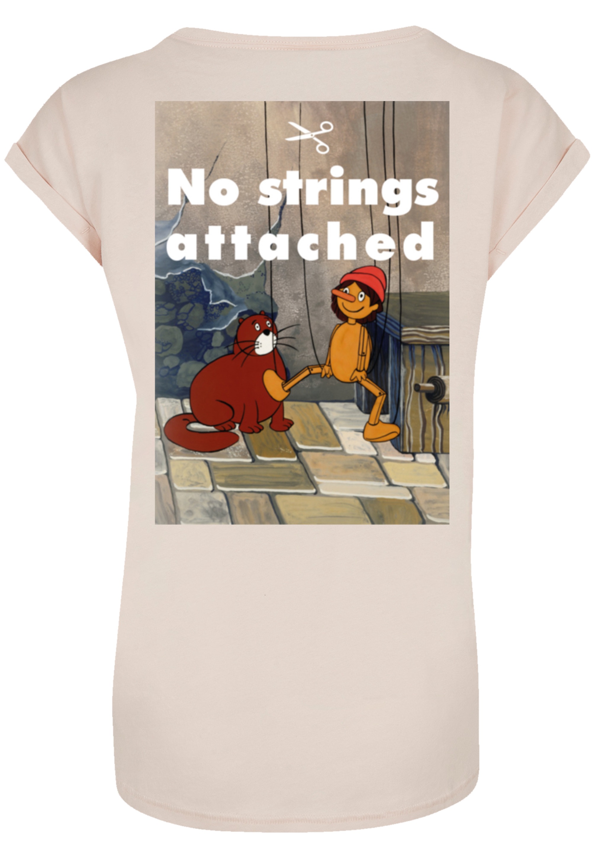 F4NT4STIC T-Shirt »Pinocchio No Strings Attached«, Retro, Heroes of Childhood, TV Serie