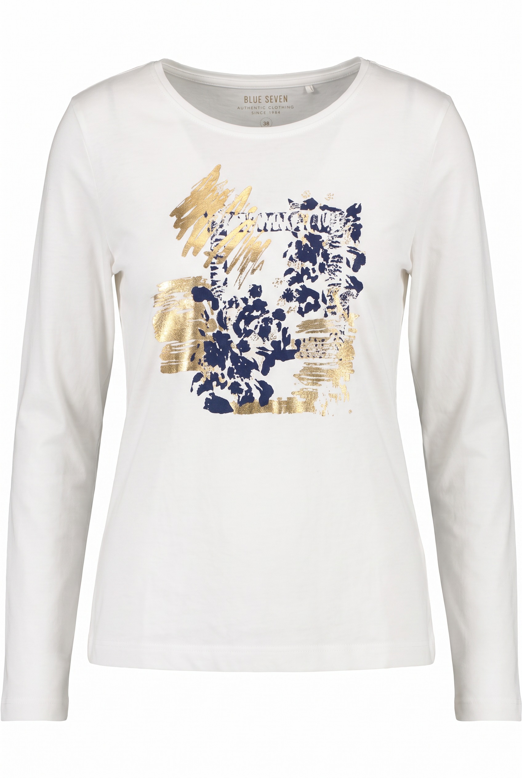 Blue Seven "Langarmshirt mit U-Boot Ausschnitt" 1