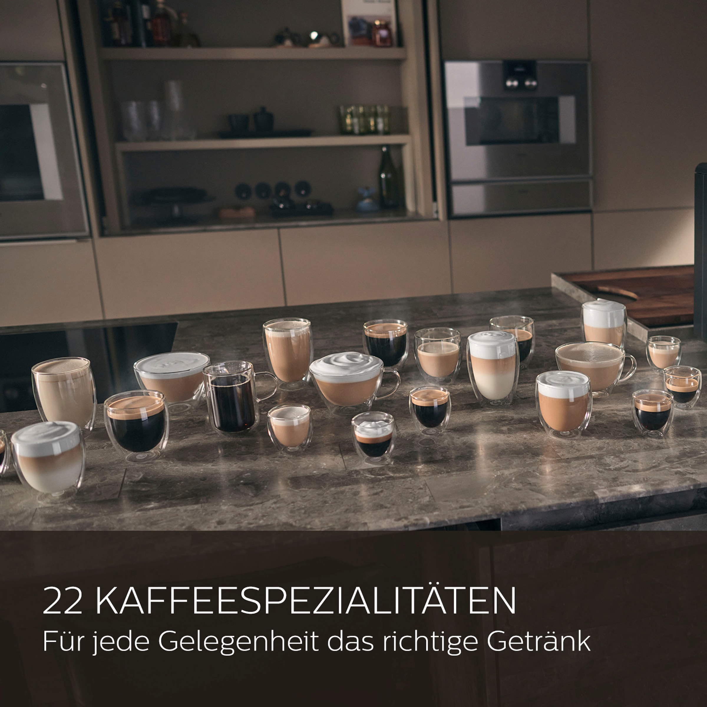 Saeco Kaffeevollautomat »Saeco Xelsis Deluxe SM8785/00« 22 Kaffeespezialitäten, 8 Benutzerprofilen und 5" Touchscreen