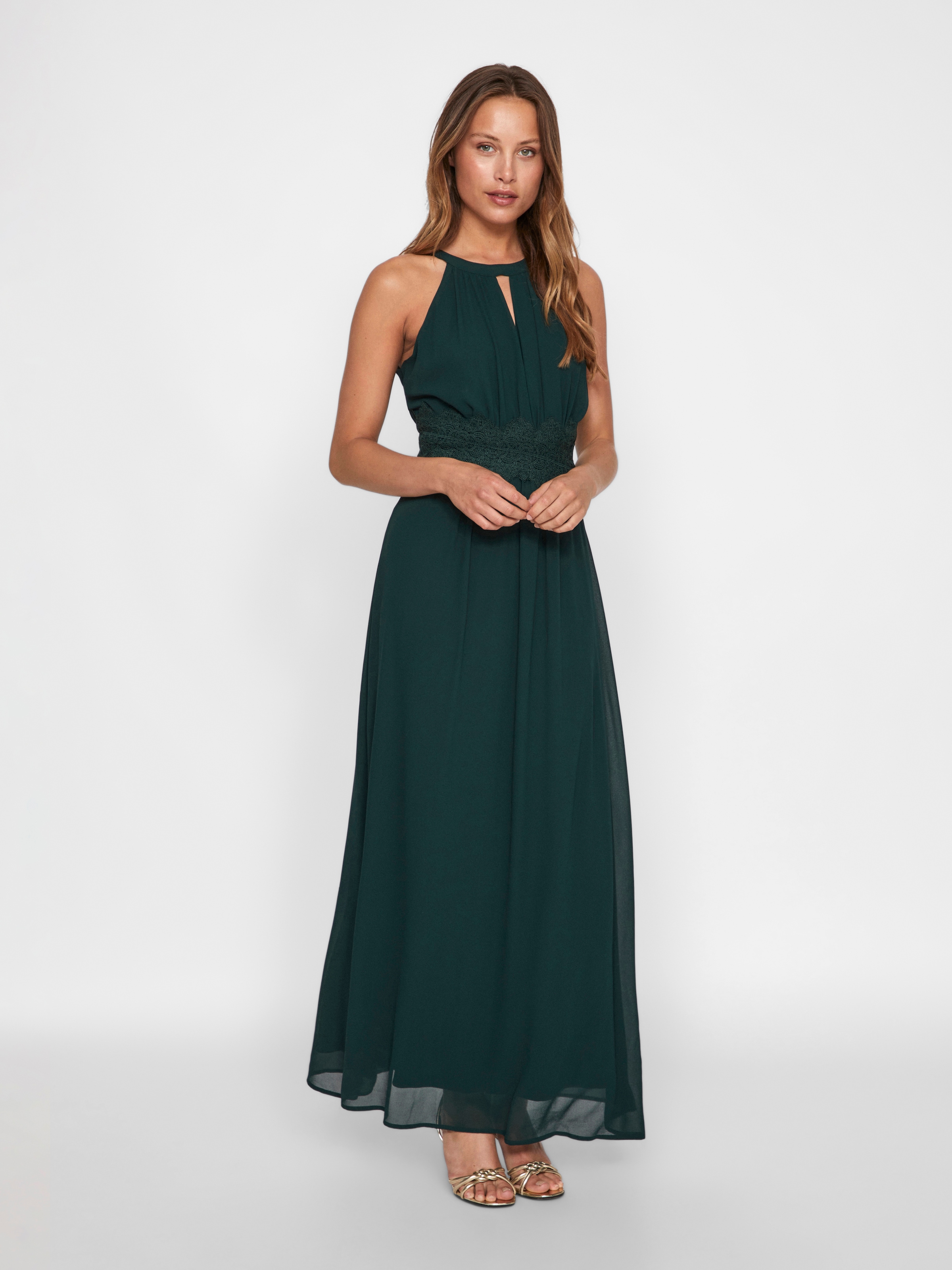 Vila Maxikleid »VIMILINA HALTERNECK MAXI DRESS - NOOS«