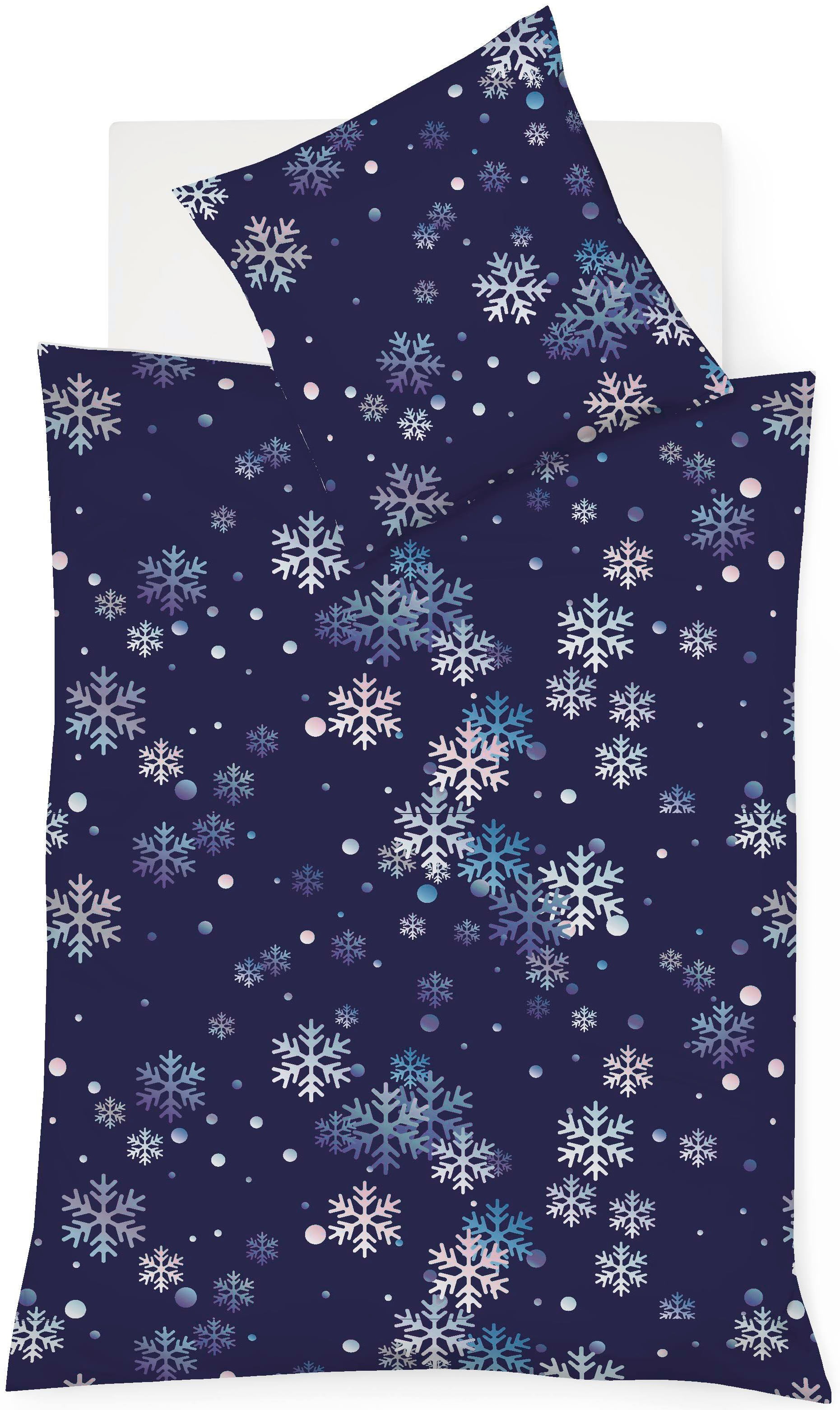 fleuresse Bettwäsche "Aspen 4375" 2 Stk. Feinbiber, Baumwolle, in Gr. 135x200, 155x220, 200x200cm