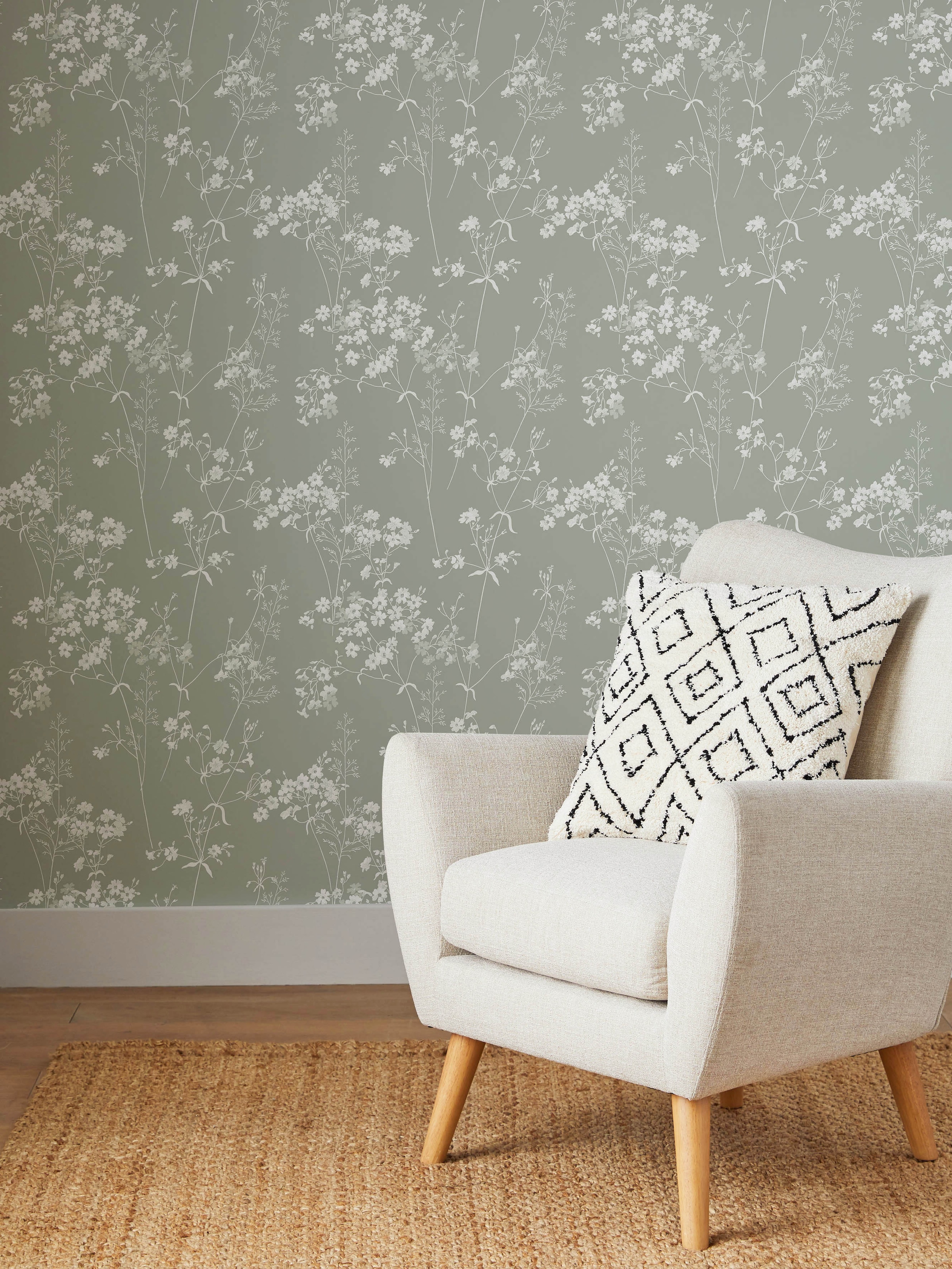 Next Vliestapete »Blatt« Motiv glatt Design Tapeten