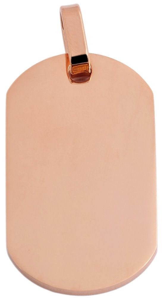 Kettenanhänger ADELIA ́S "moderner Schmuck Anhänger aus Edelstahl", gold, Schmuckanhänger, Damen, Edelstahl, Kettenanhänger