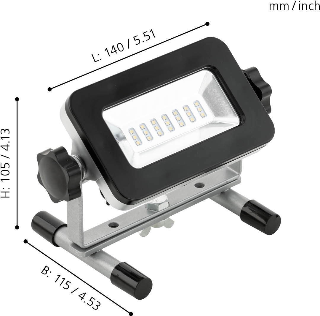 EGLO LED Flutlichtstrahler »PIERA«, 1 flammig, Leuchtmittel LED-Board | LED fest integriert
