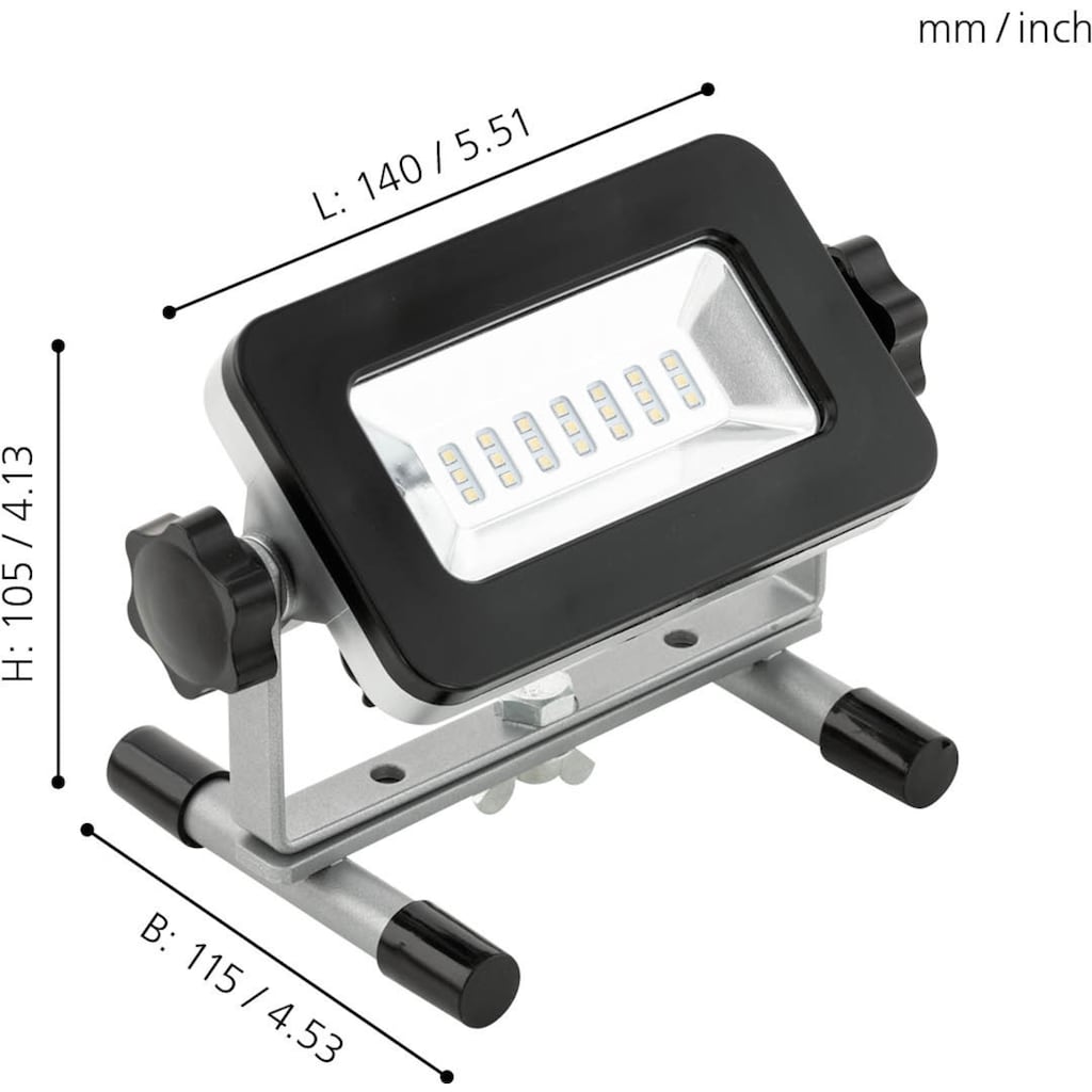 EGLO LED Flutlichtstrahler »PIERA«, 1 flammig-flammig