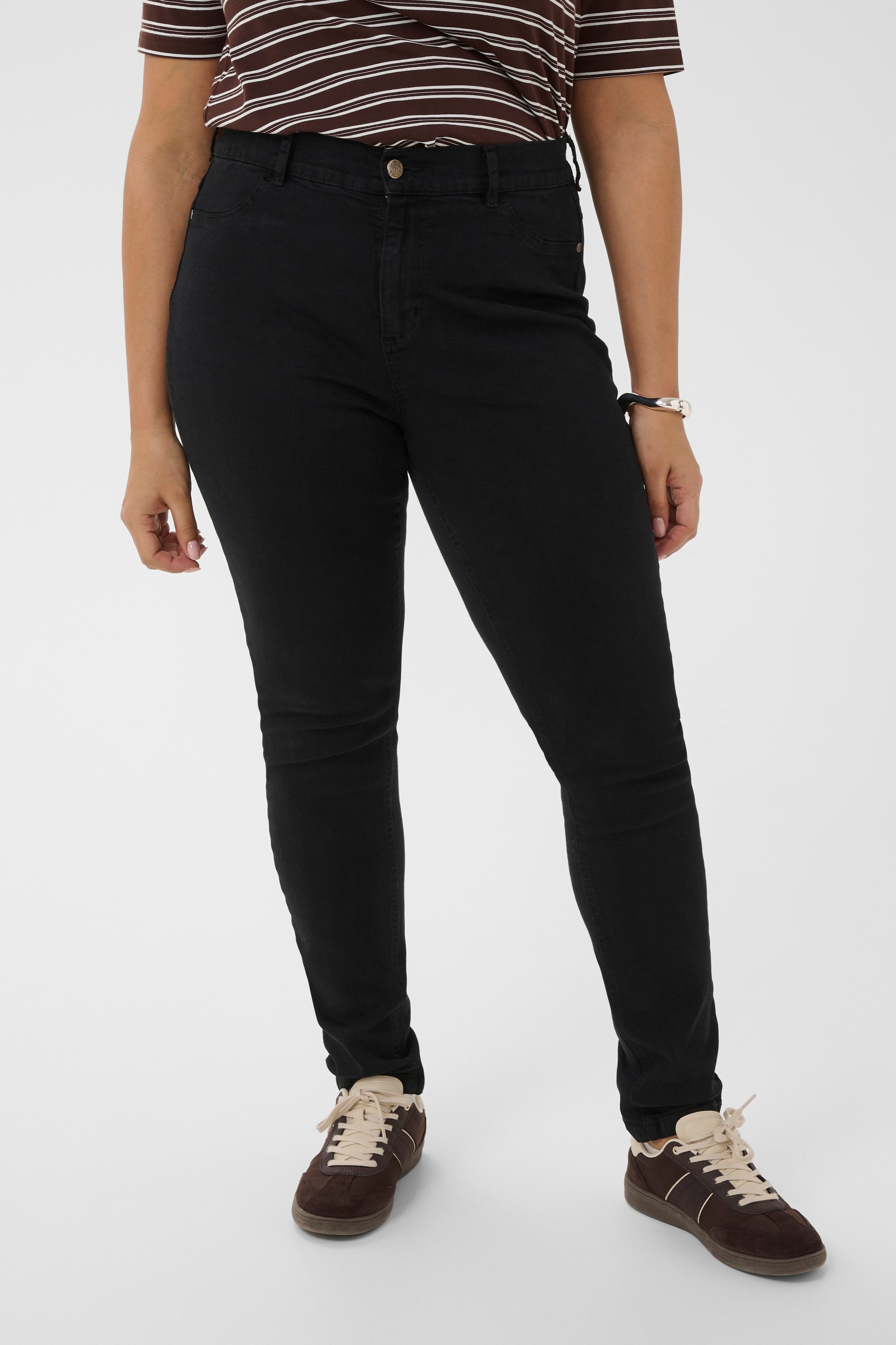 KAFFE Curve Regular-fit-Jeans »Damen Jeans KClaurina«