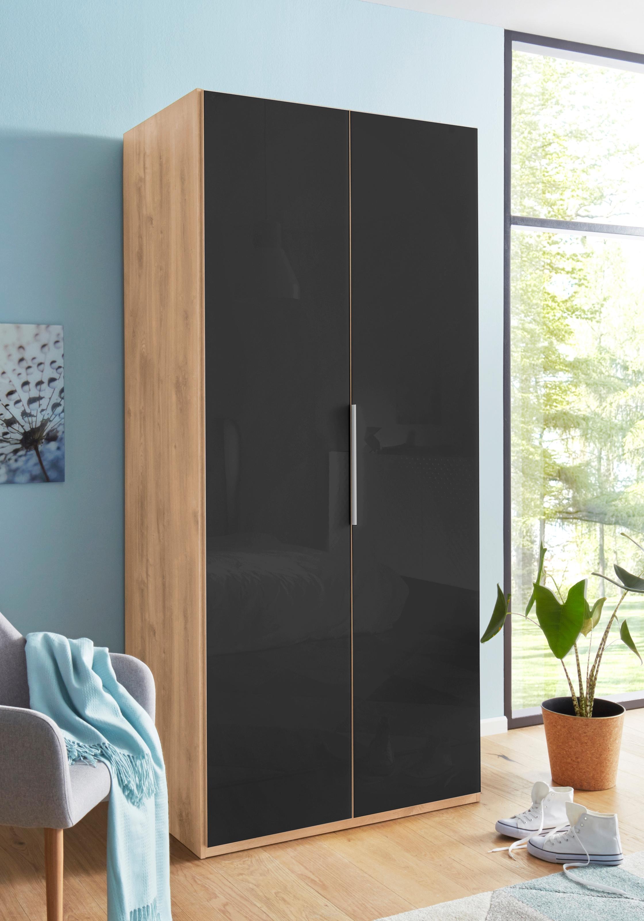 Wimex Kleiderschrank »Level by fresh to go« Türen vollflächig mit farbigem Glas