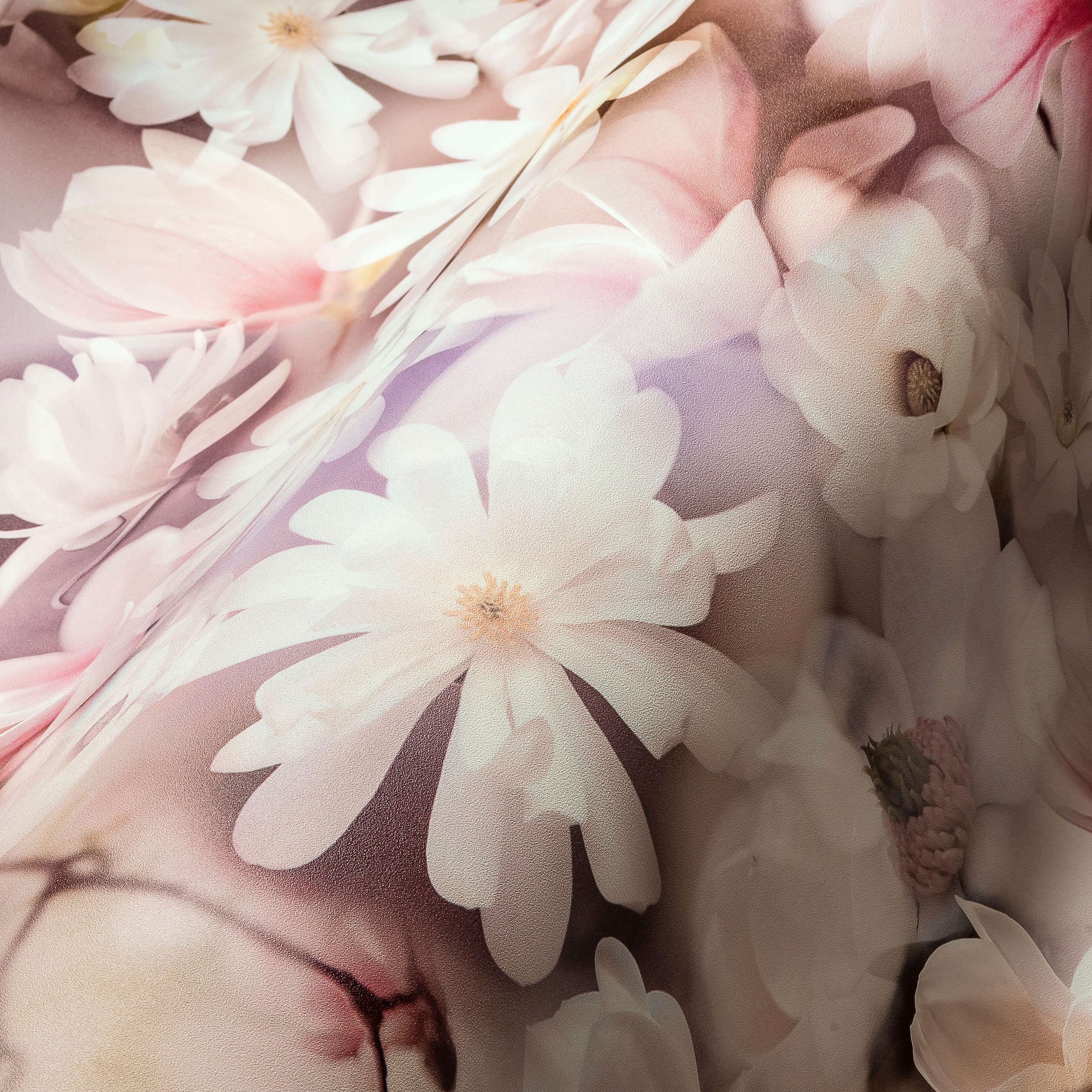 A.S. Création Vliestapete »PintWalls Floral zarte Blumentapete«, matt-gemustert-neutral, Blümchen Tapeten Wohnzimmer Schlafzimmer Küche modern Design Optik
