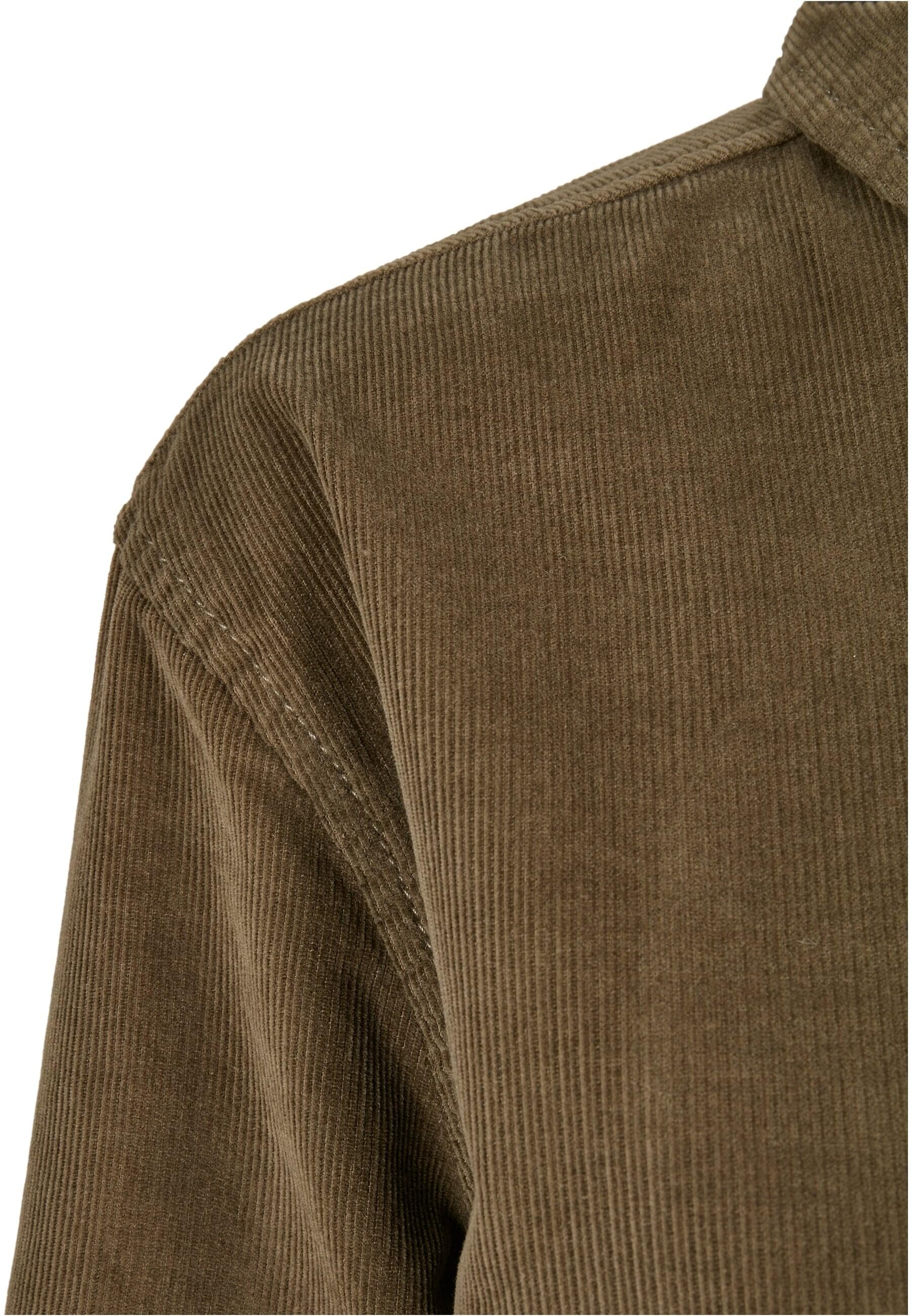 URBAN CLASSICS Langarmhemd »Urban Classics Damen Ladies Corduroy Oversized Shirt«, (1 tlg.)