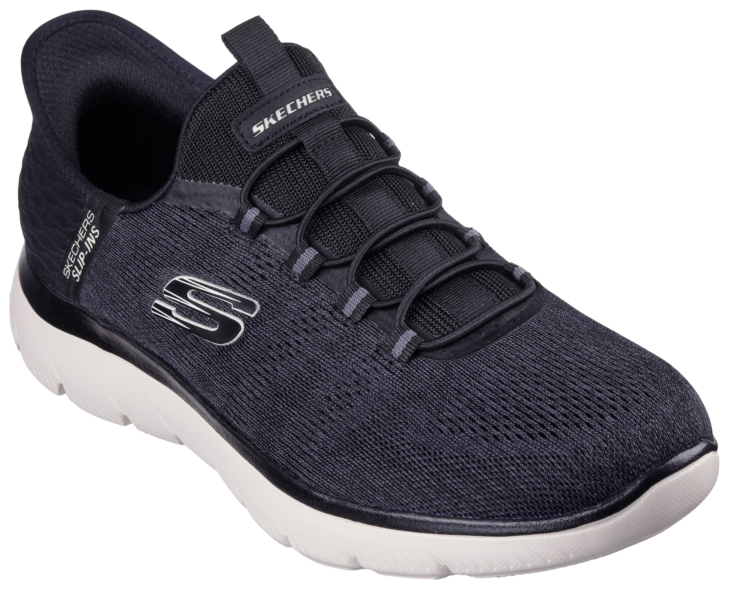 Skechers Slip-On Sneaker "SUMMITS-KEY PACE", Slipper, Freizeitschuh, Halbschuh in veganer Verarbeitung